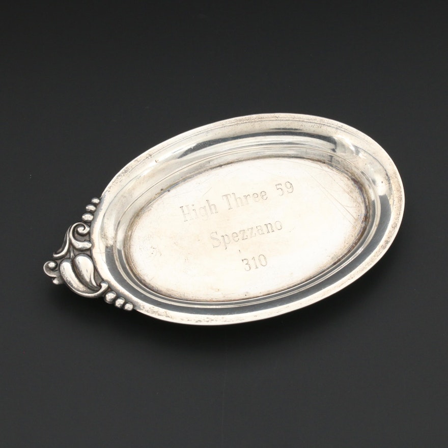 Webster Danish Modern Sterling Silver Tray, Mid-Centruy