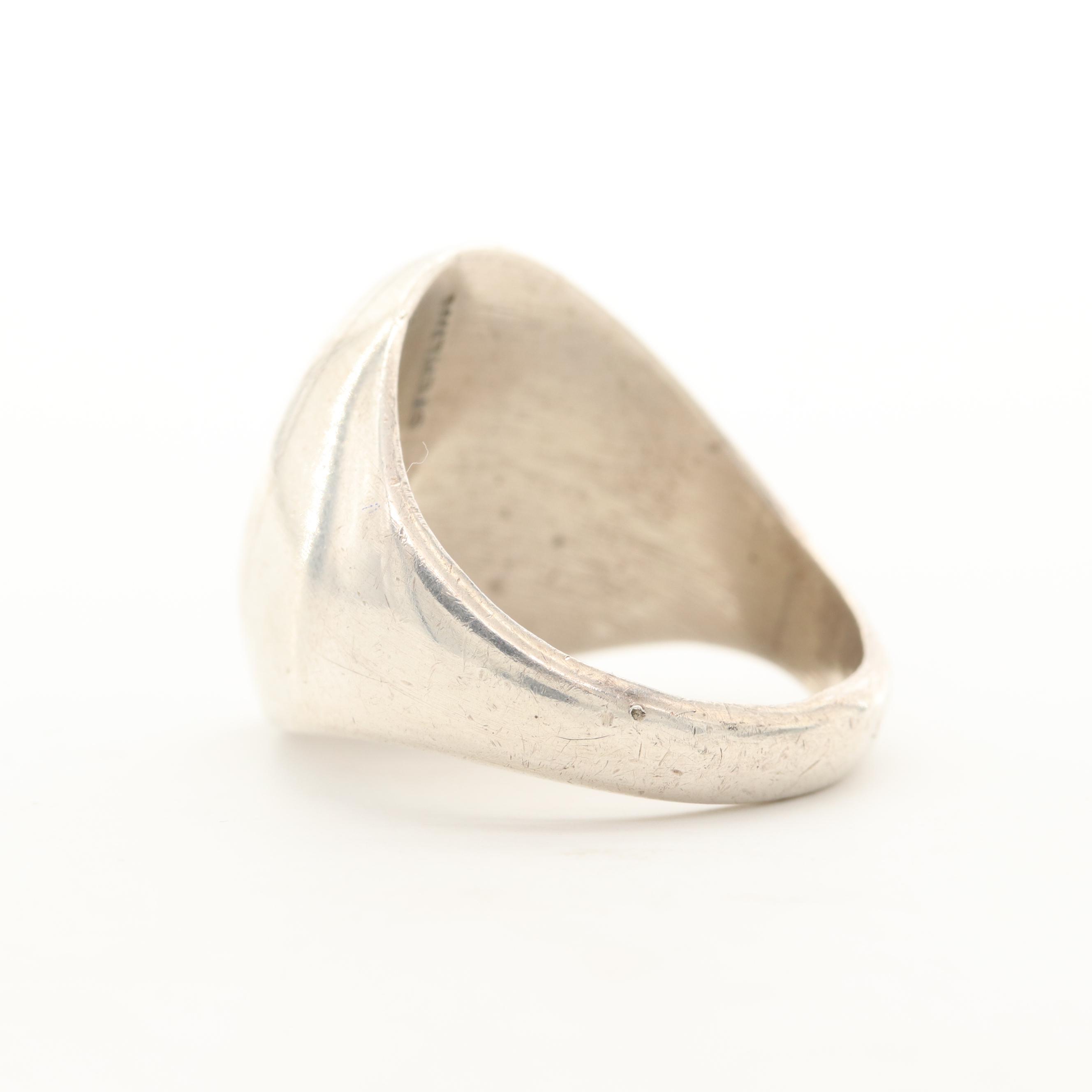 Alvin Taylor, Hopi Sterling Silver Kokopelli Ring
