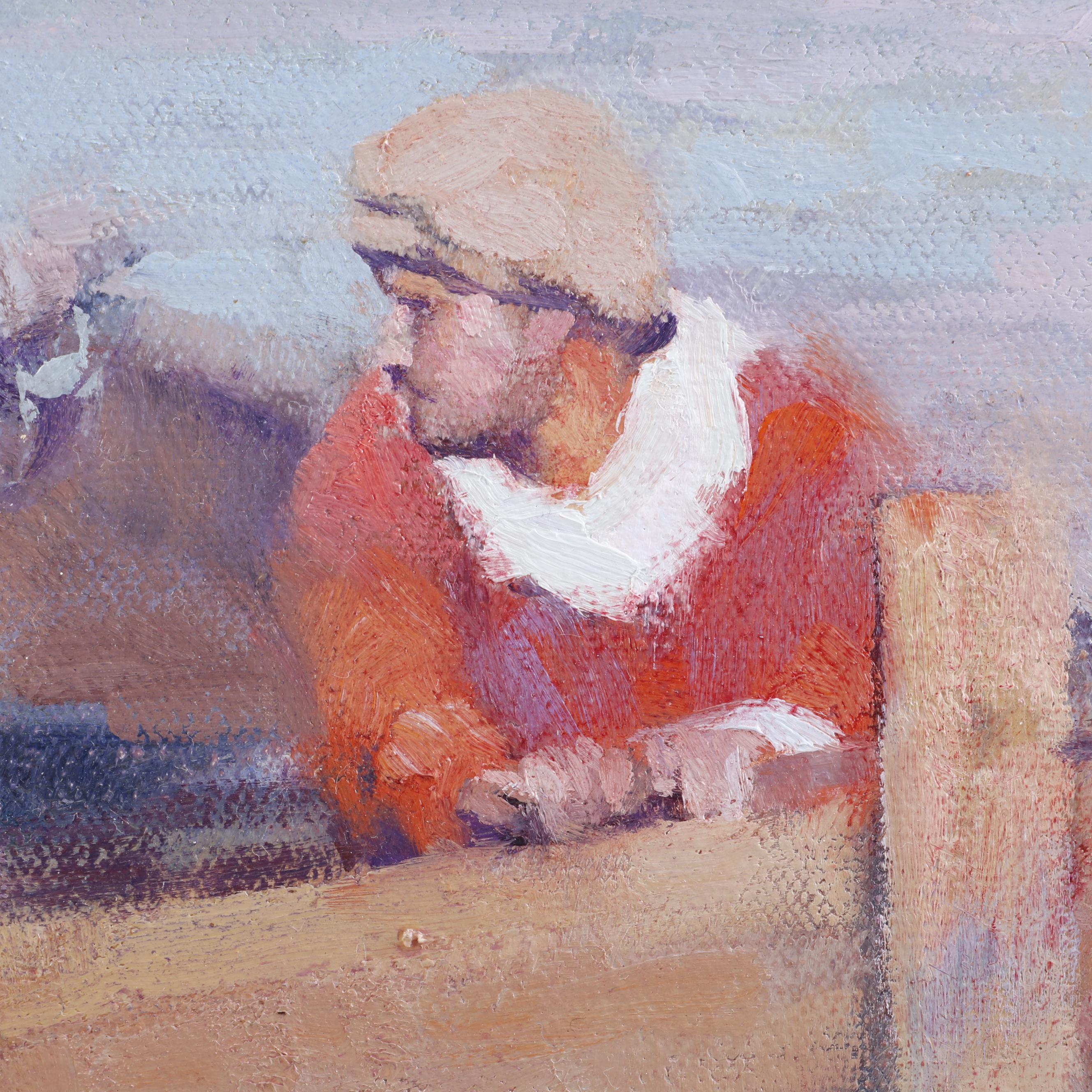 Hongnian Zhang Oil Painting "Sailors"