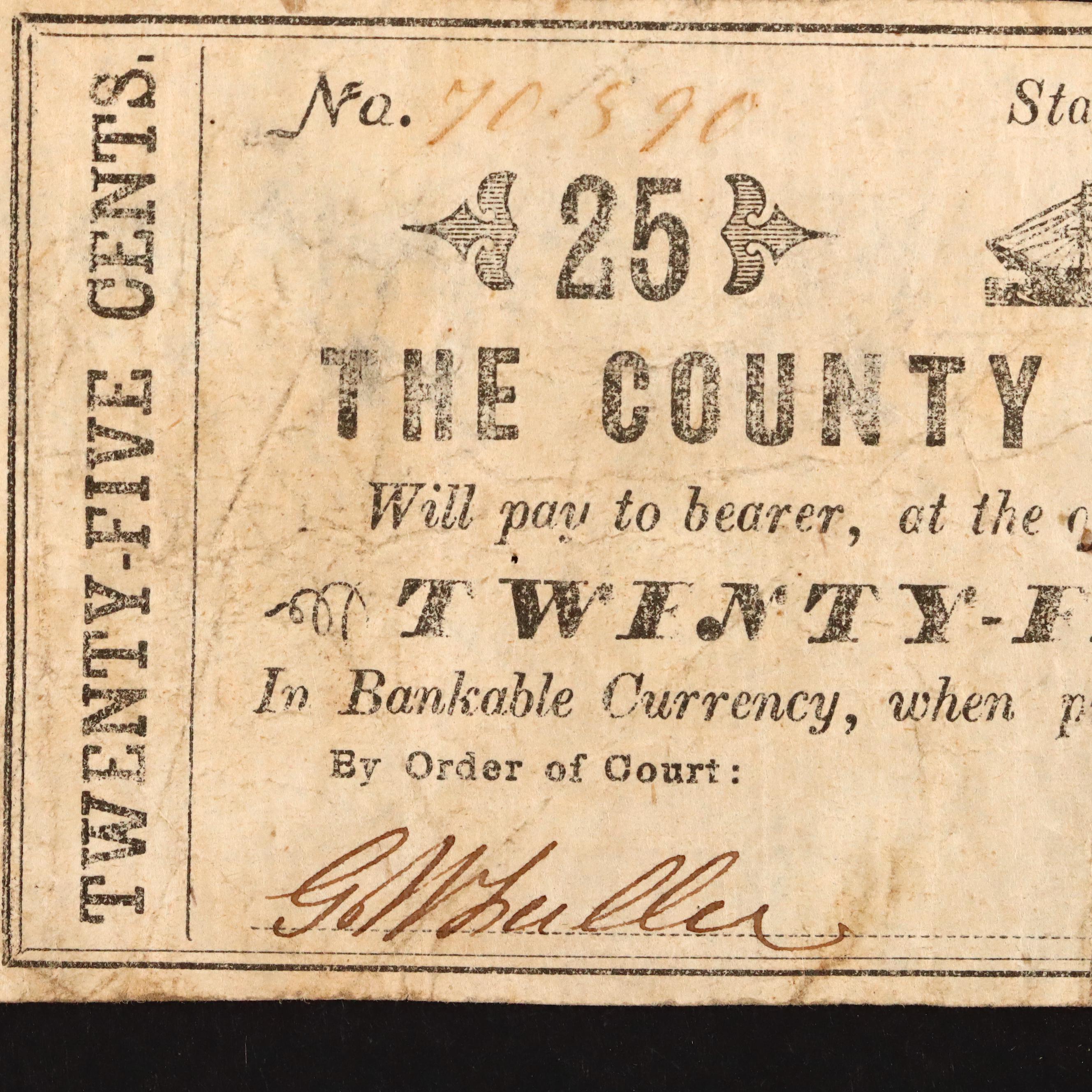 Four Different Circa 1860 Virginia Obsolete Currency Notes