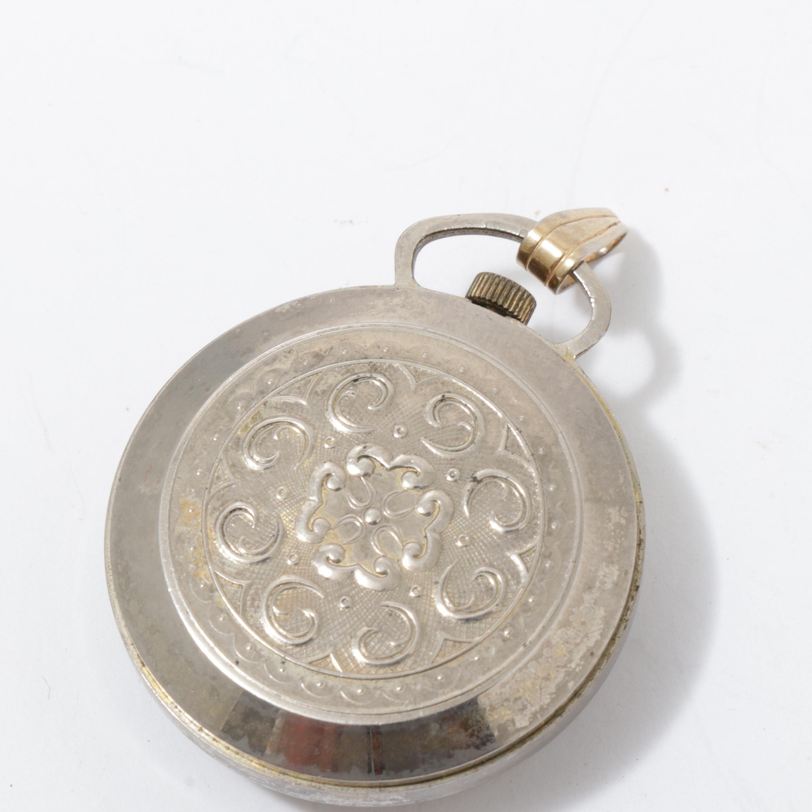 Enid & Heritage Swiss Made Vintage Pocketwatch Pendant Watches