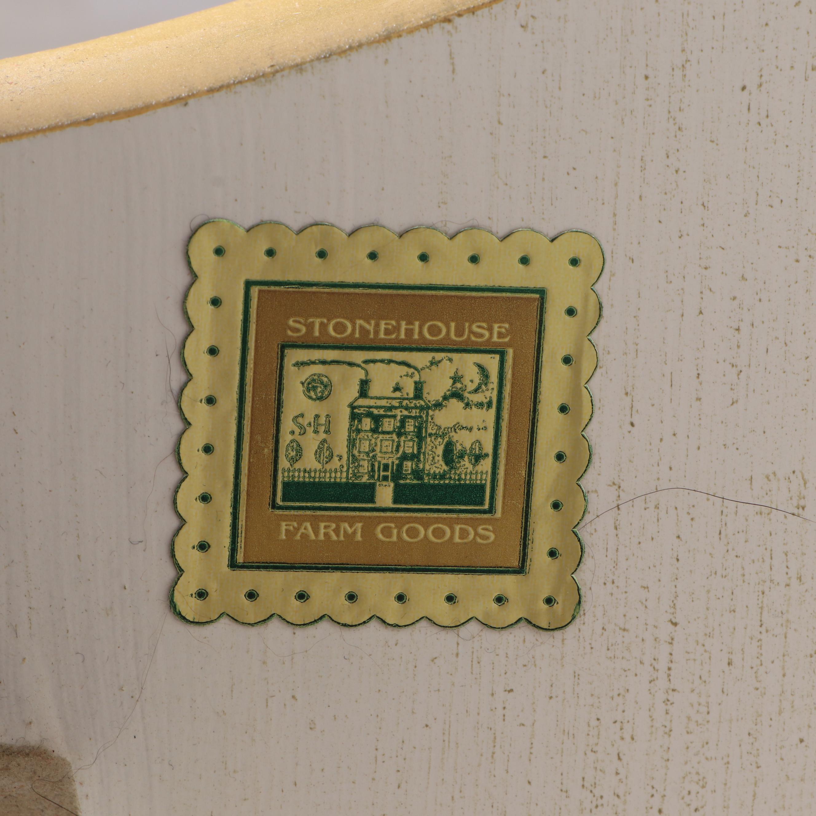 Stonehouse Farm Goods Hand-Painted Wood King Sized Bed Frame