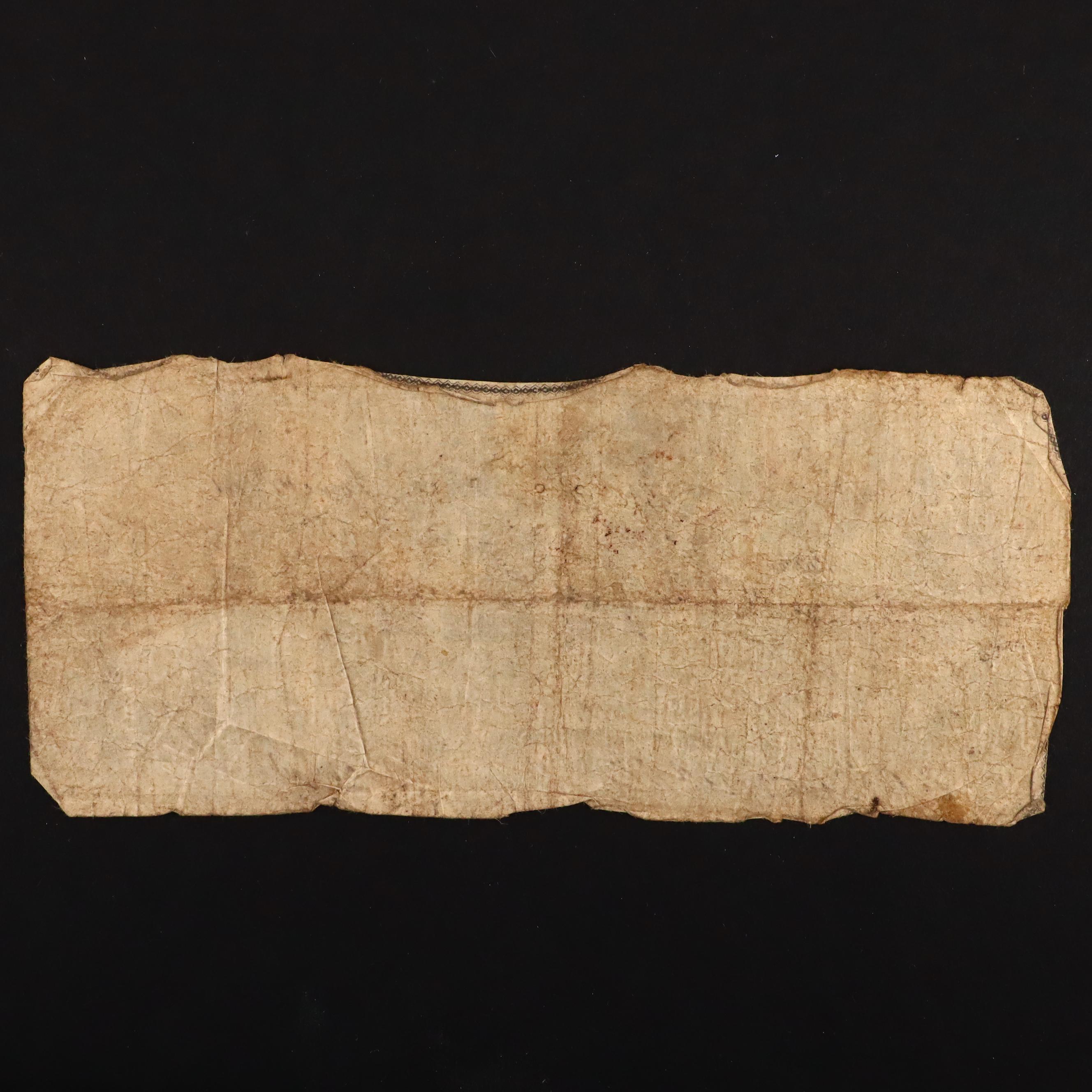 Six Circa 1860 Virginia Fifty Cent Currency Notes