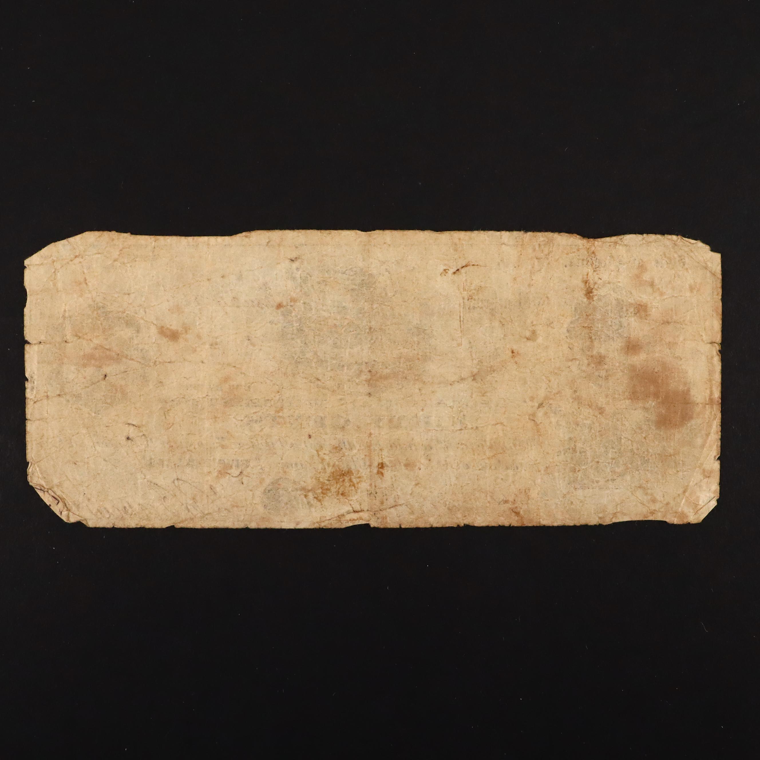 Six Circa 1860 Virginia Fifty Cent Currency Notes