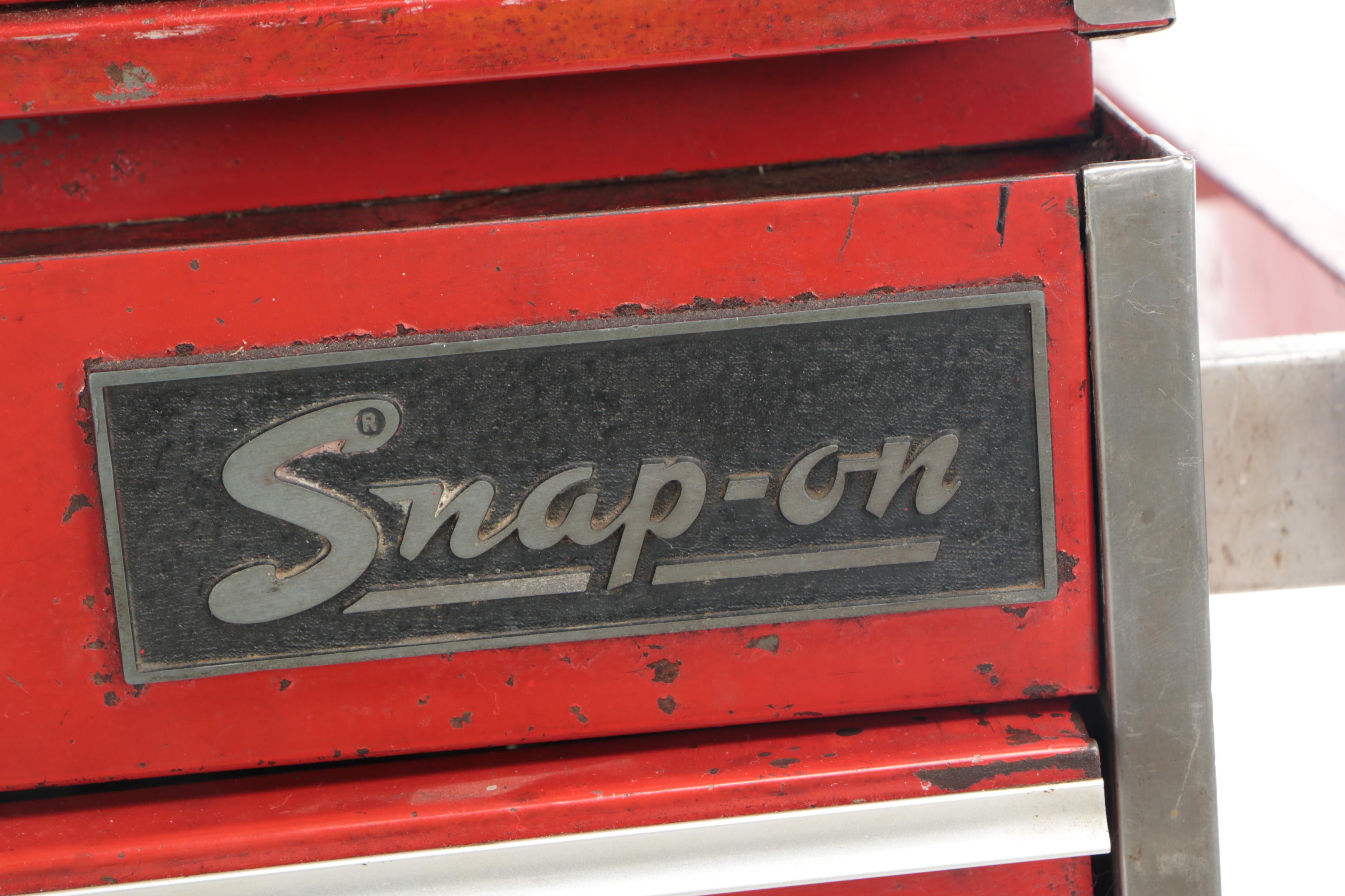 Snap-On Motorcycle Garage Tool Chest, Hand and Power Tools, and More