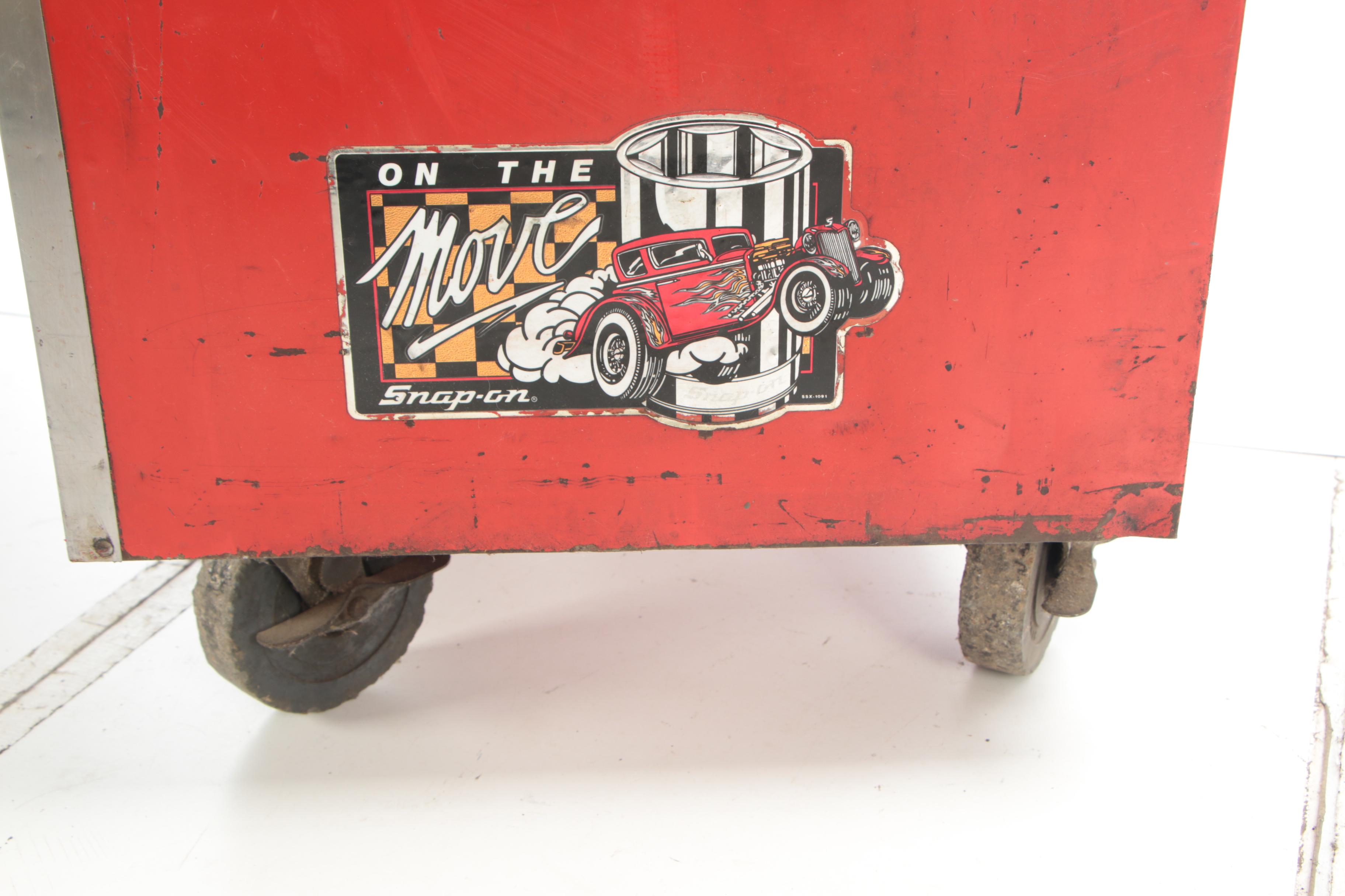 Snap-On Motorcycle Garage Tool Chest, Hand and Power Tools, and More