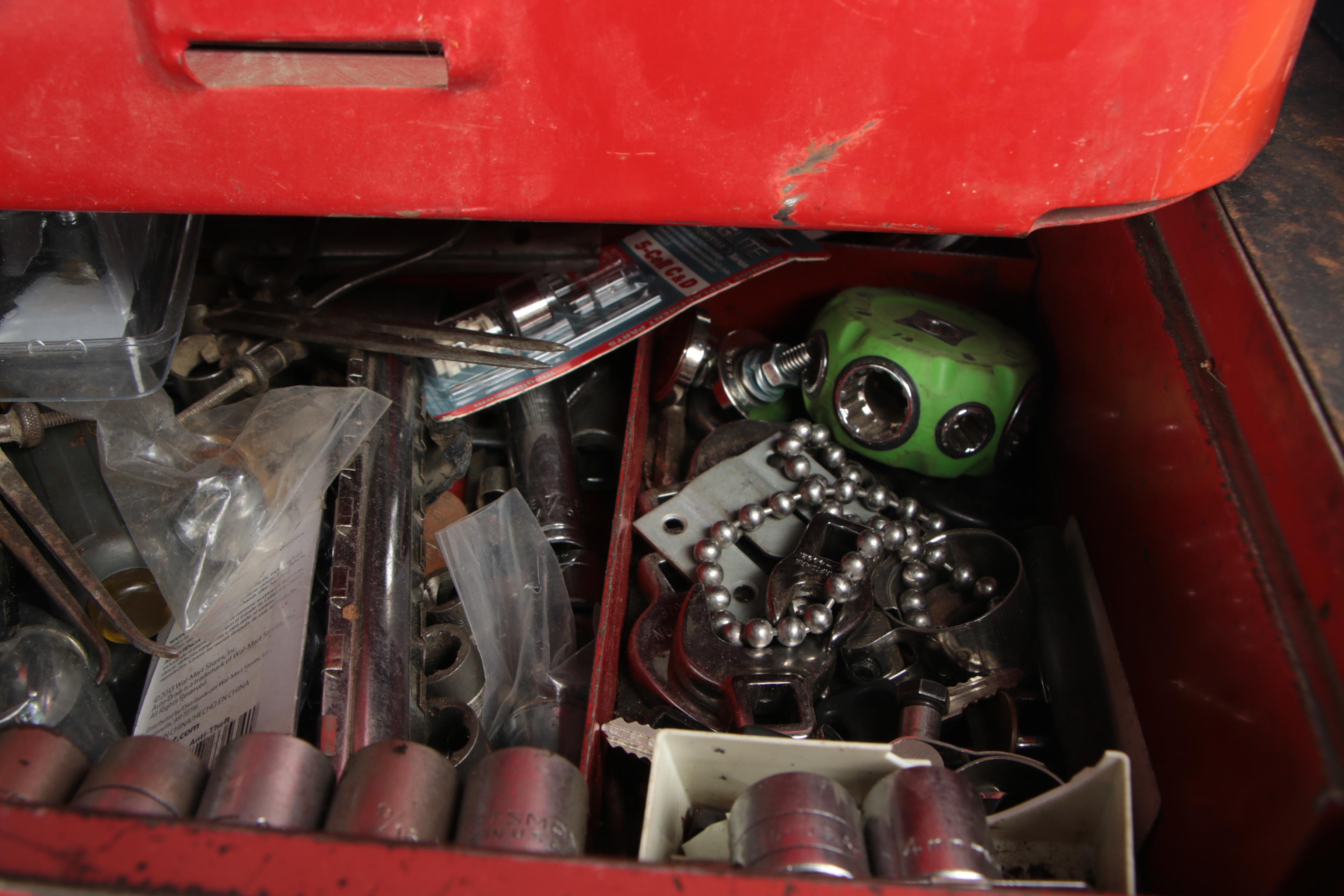 Snap-On Motorcycle Garage Tool Chest, Hand and Power Tools, and More