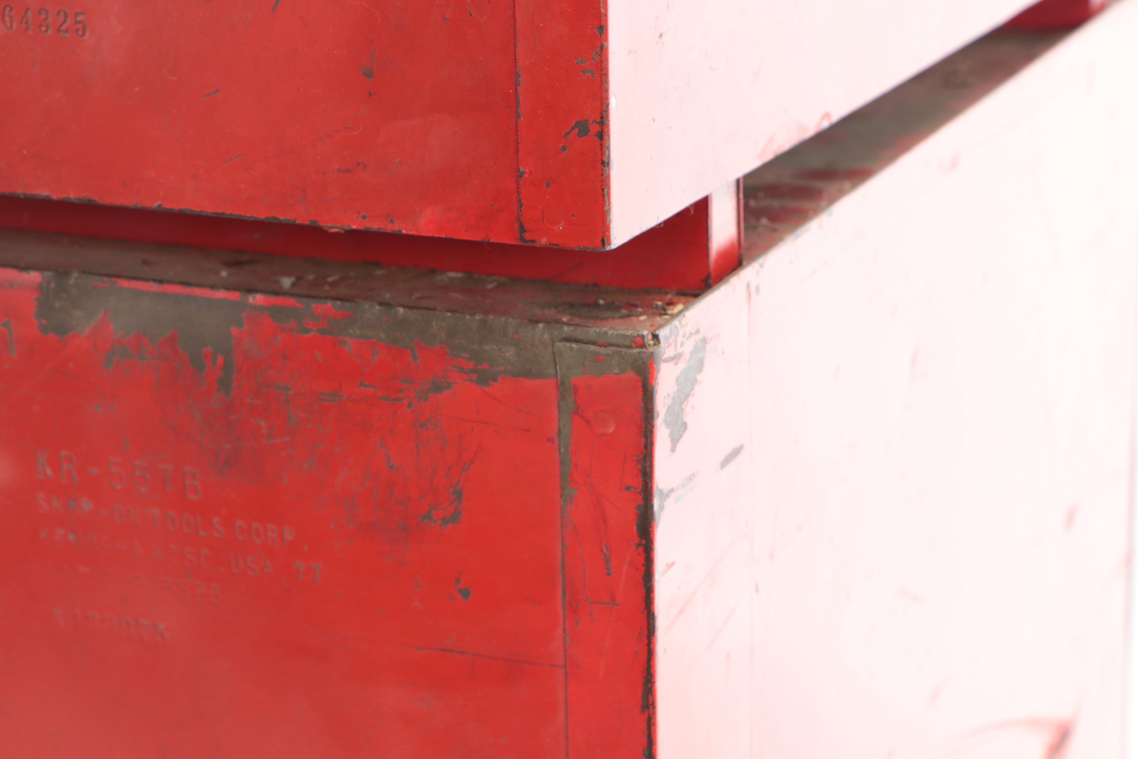 Snap-On Motorcycle Garage Tool Chest, Hand and Power Tools, and More