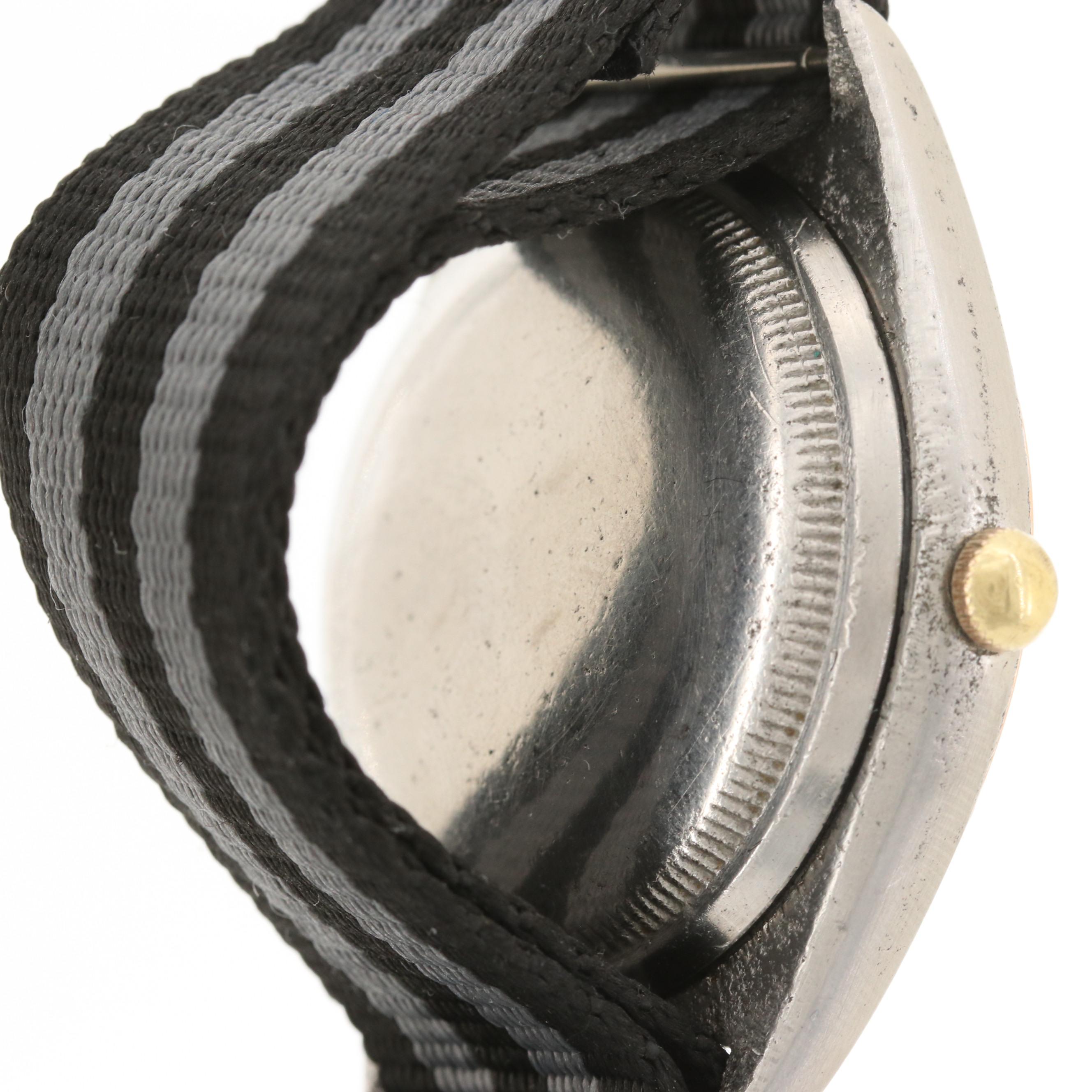 Vintage Rolex Datejust Big Bubbleback 14K Gold and Stainless Steel Watch,1947