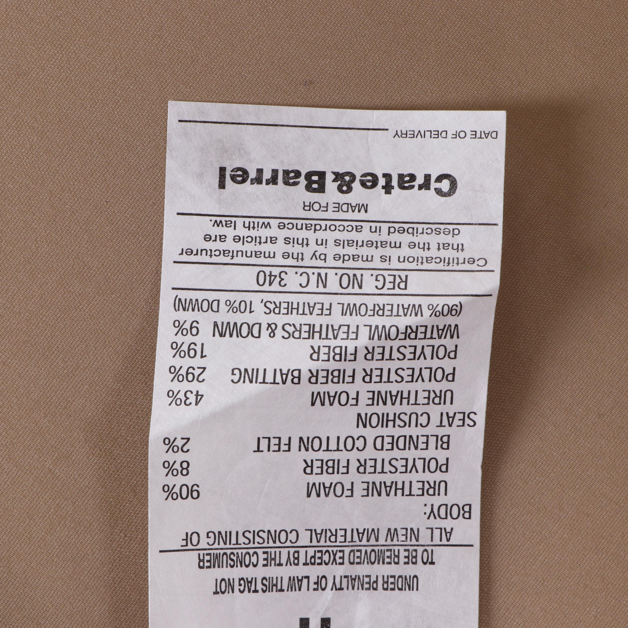 Crate & Barrel Contemporary Upholstered Day Bed