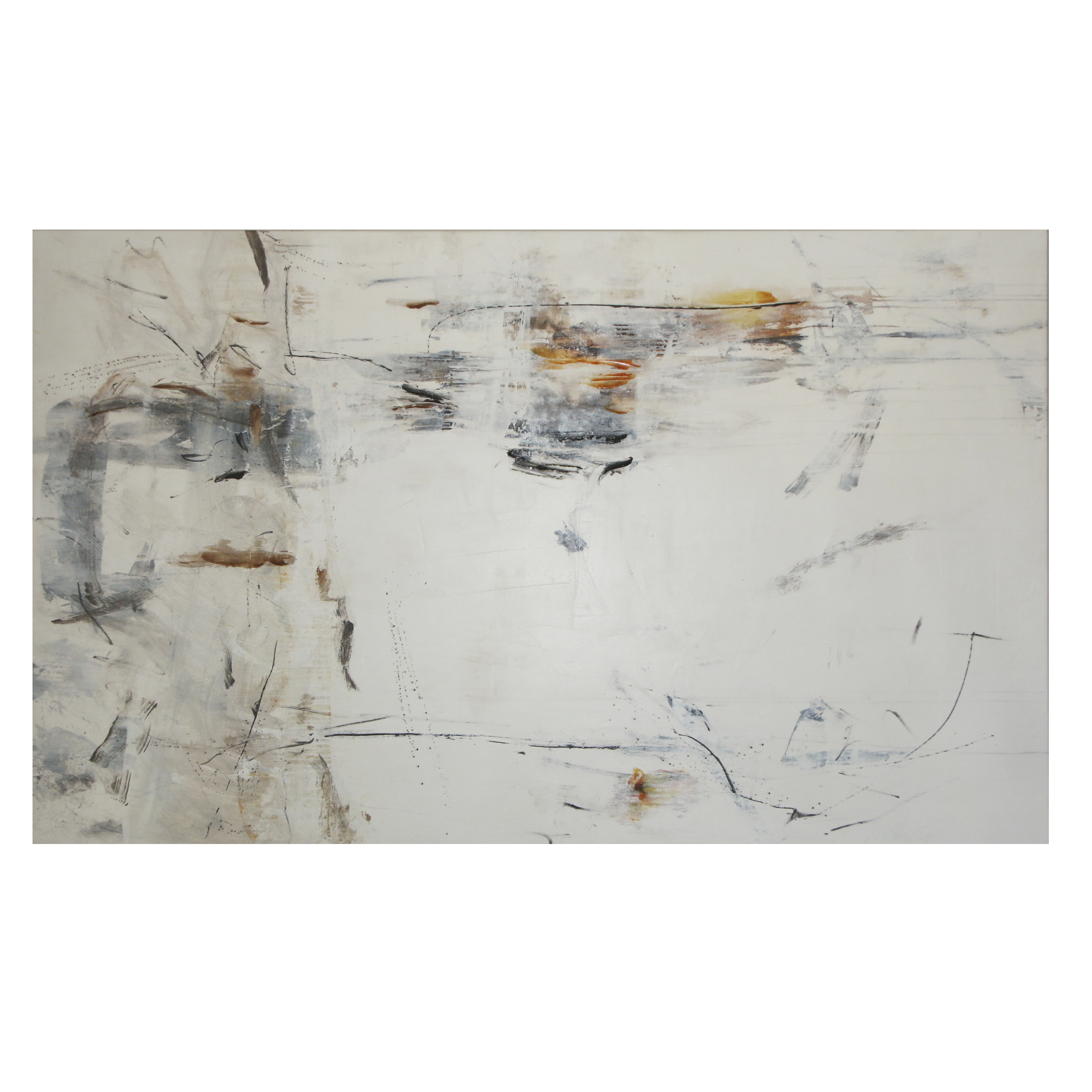 Abstract Embellished Giclee Print on Canvas