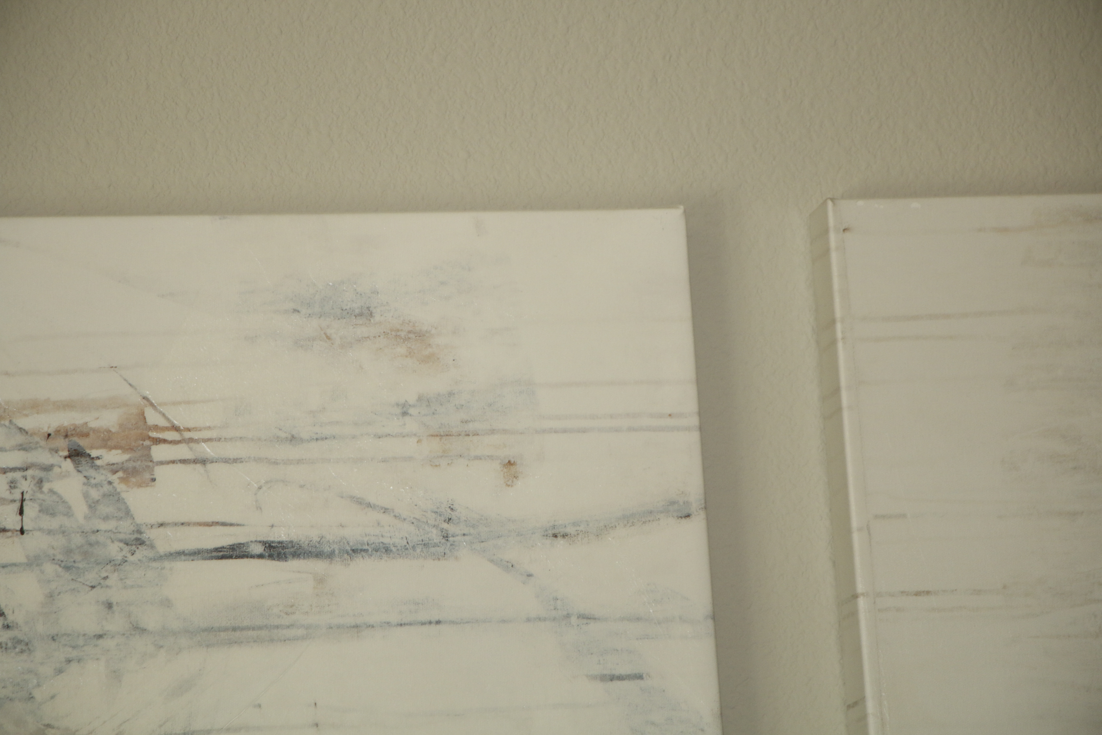 Abstract Embellished Giclee Print on Canvas