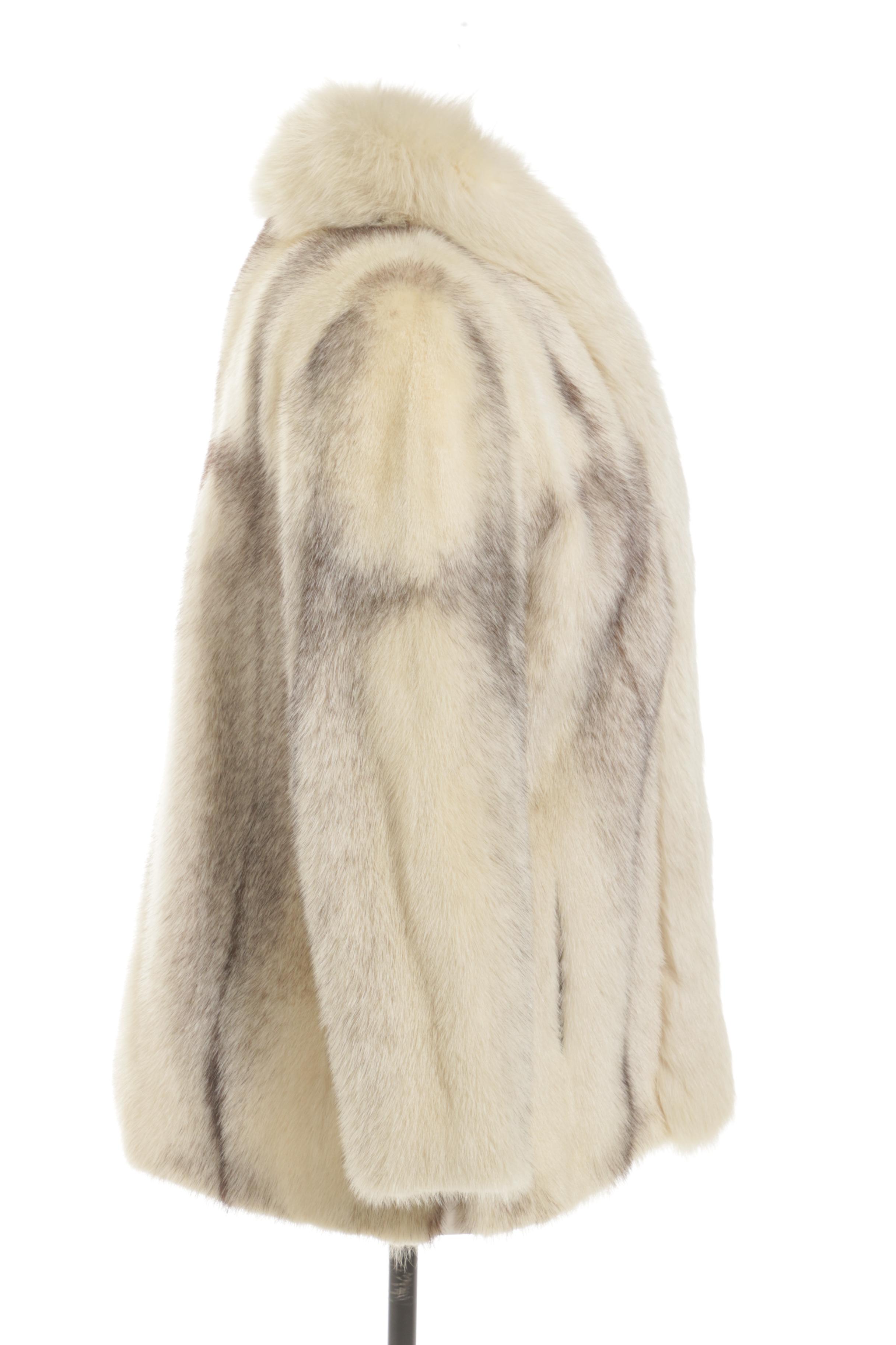Emilio Gucci Cross Mink and Fox Fur Jacket, Vintage