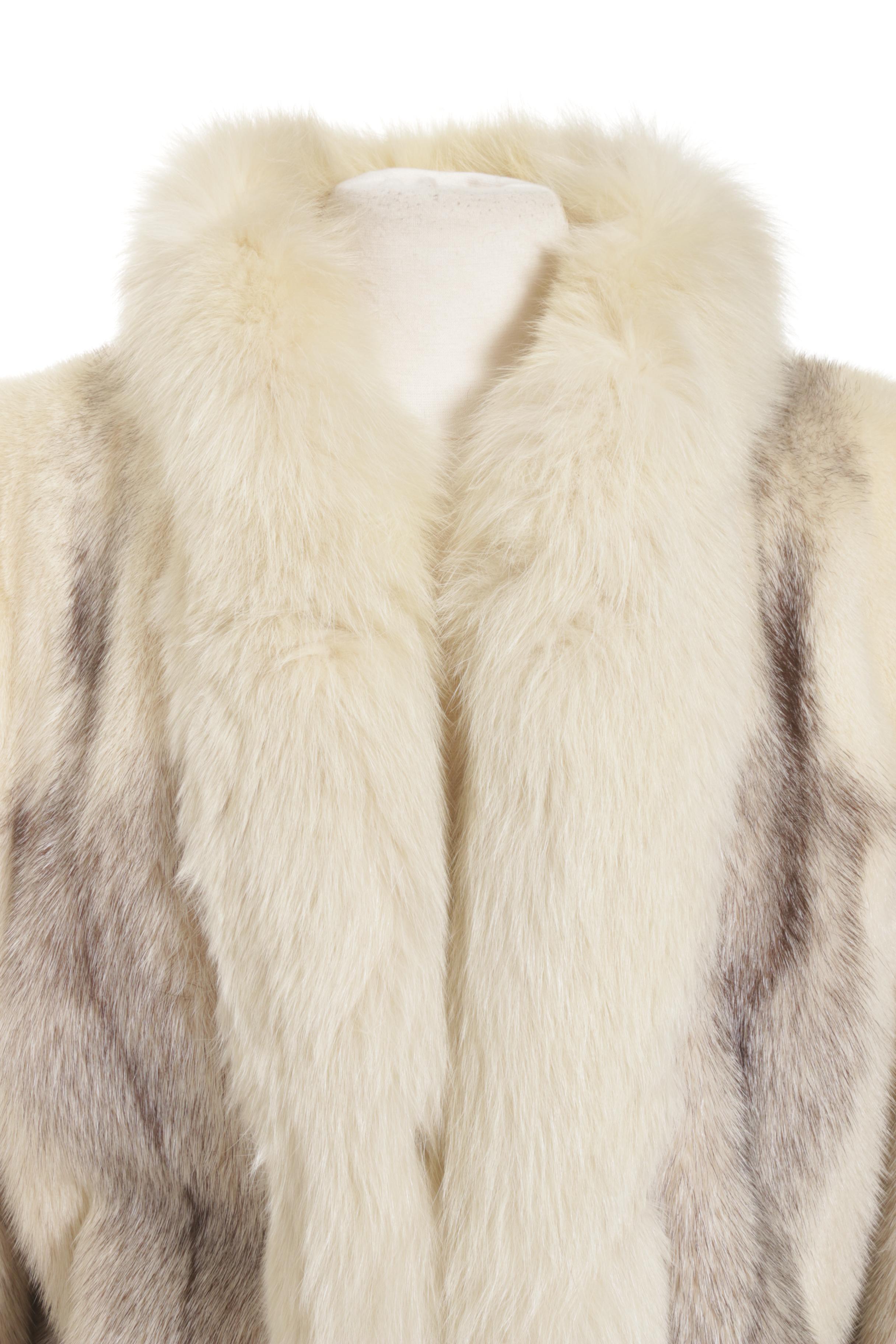 Emilio Gucci Cross Mink and Fox Fur Jacket, Vintage