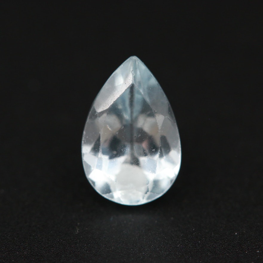 Loose 1.10 CT Aquamarine Gemstone