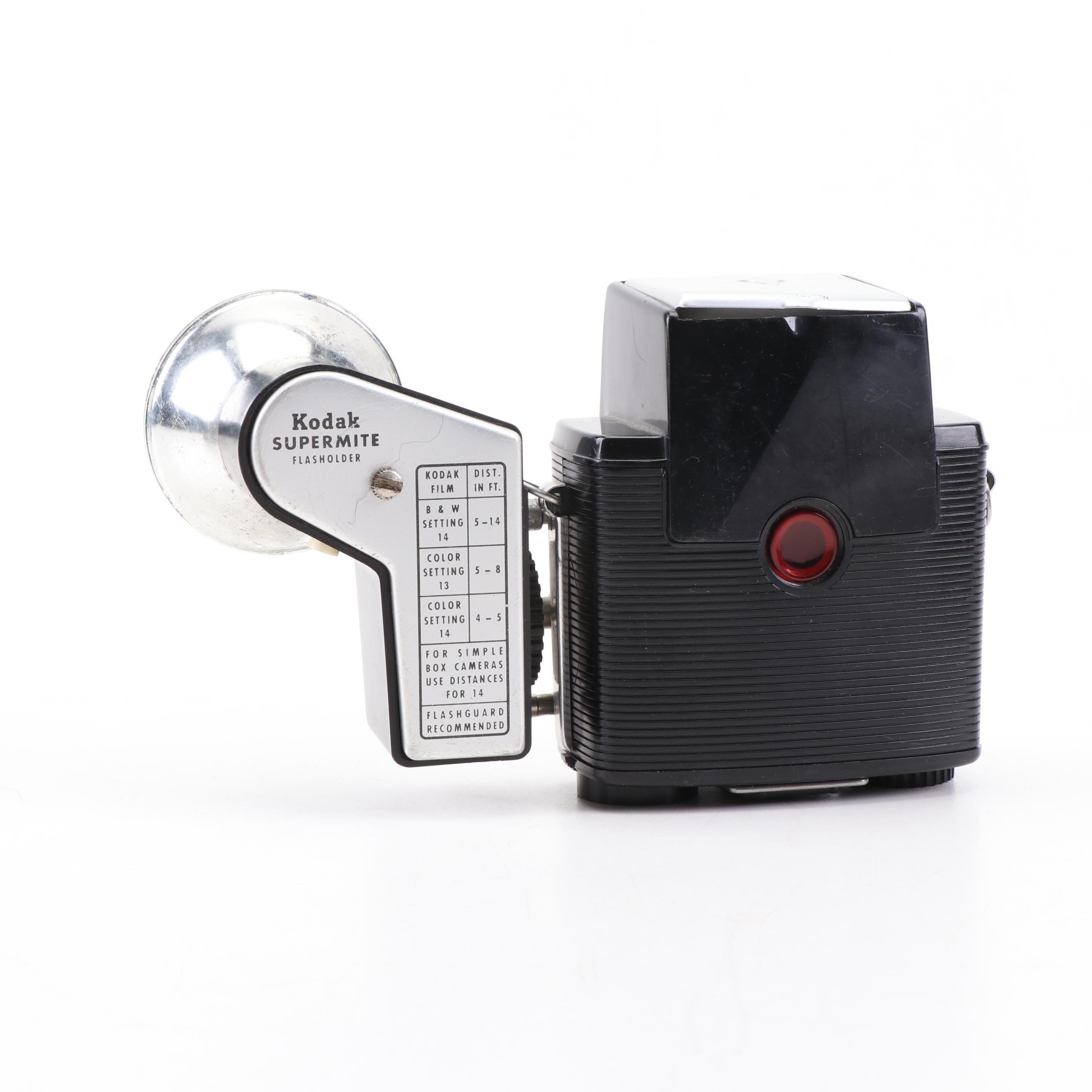 8 mm Movie Cameras including Kodak Brownie Starflex, Hawkeye 8, and Revere 8