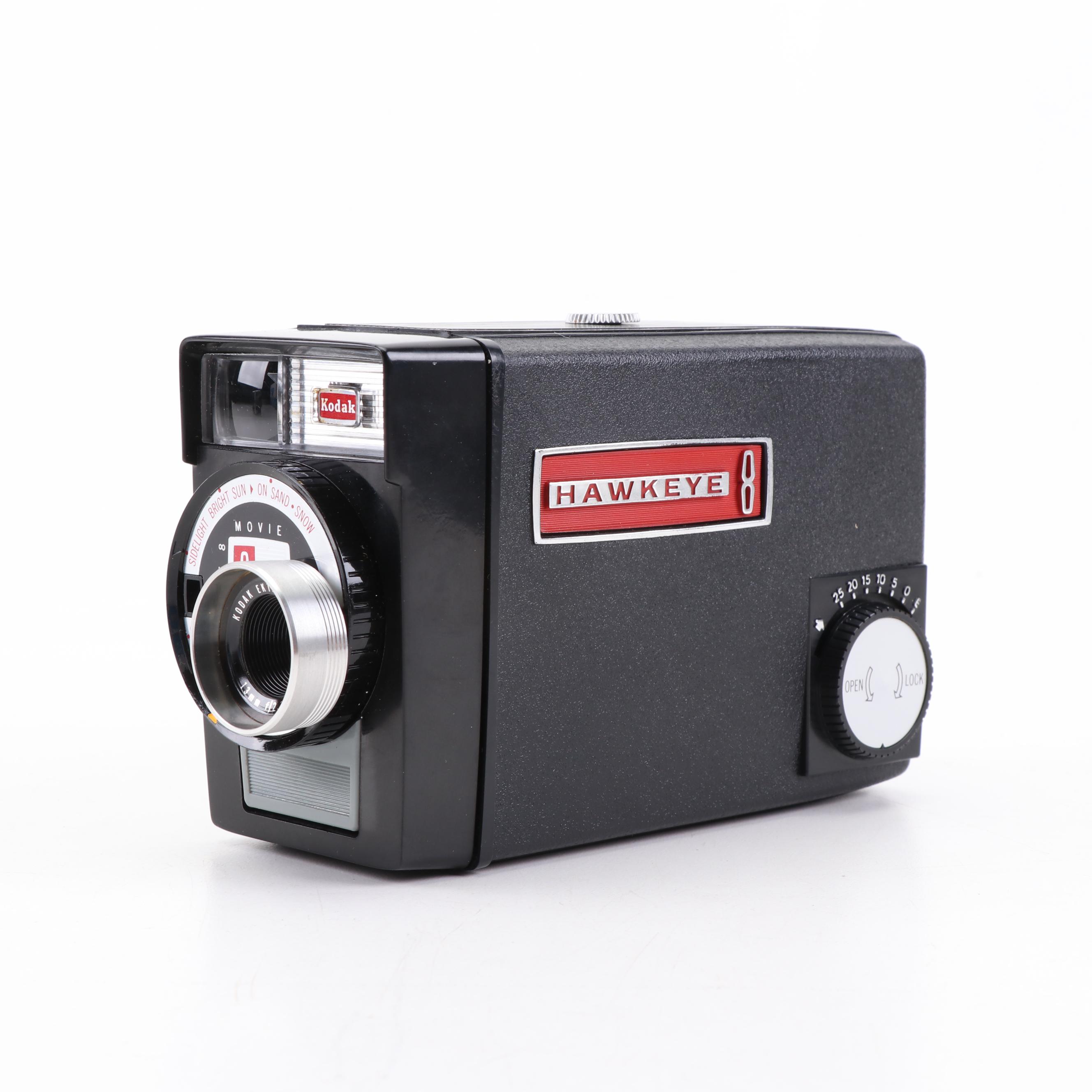 8 mm Movie Cameras including Kodak Brownie Starflex, Hawkeye 8, and Revere 8