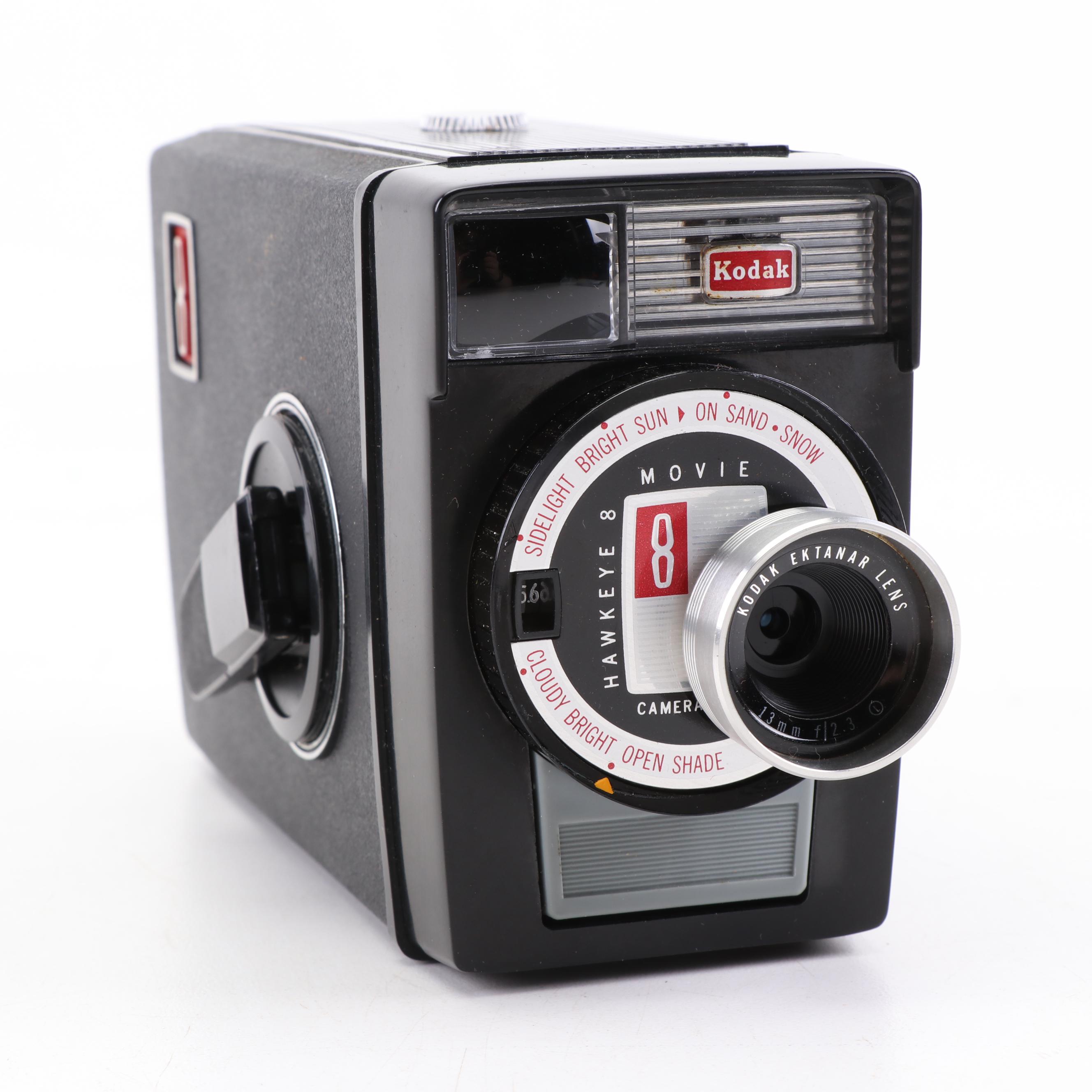 8 mm Movie Cameras including Kodak Brownie Starflex, Hawkeye 8, and Revere 8