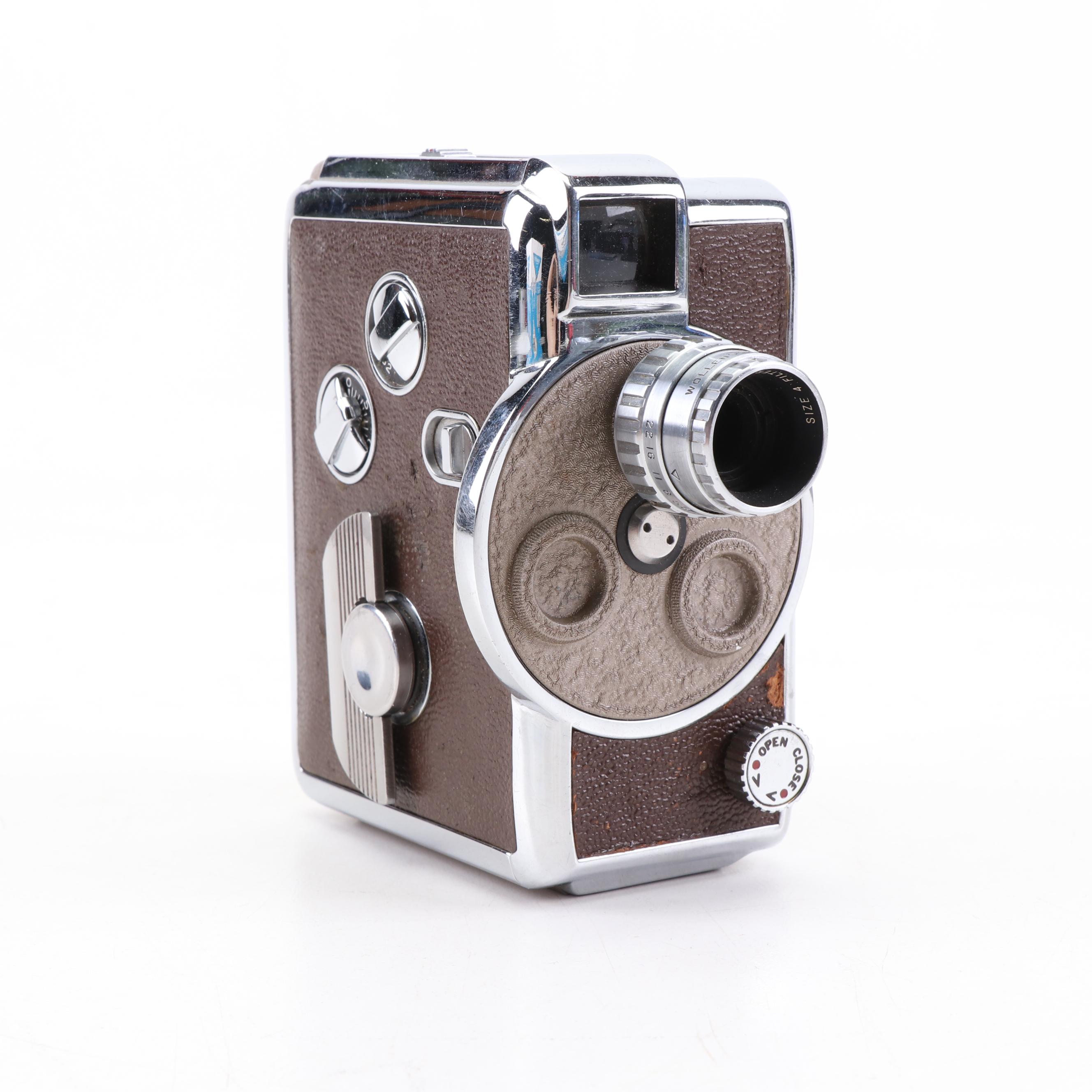 8 mm Movie Cameras including Kodak Brownie Starflex, Hawkeye 8, and Revere 8