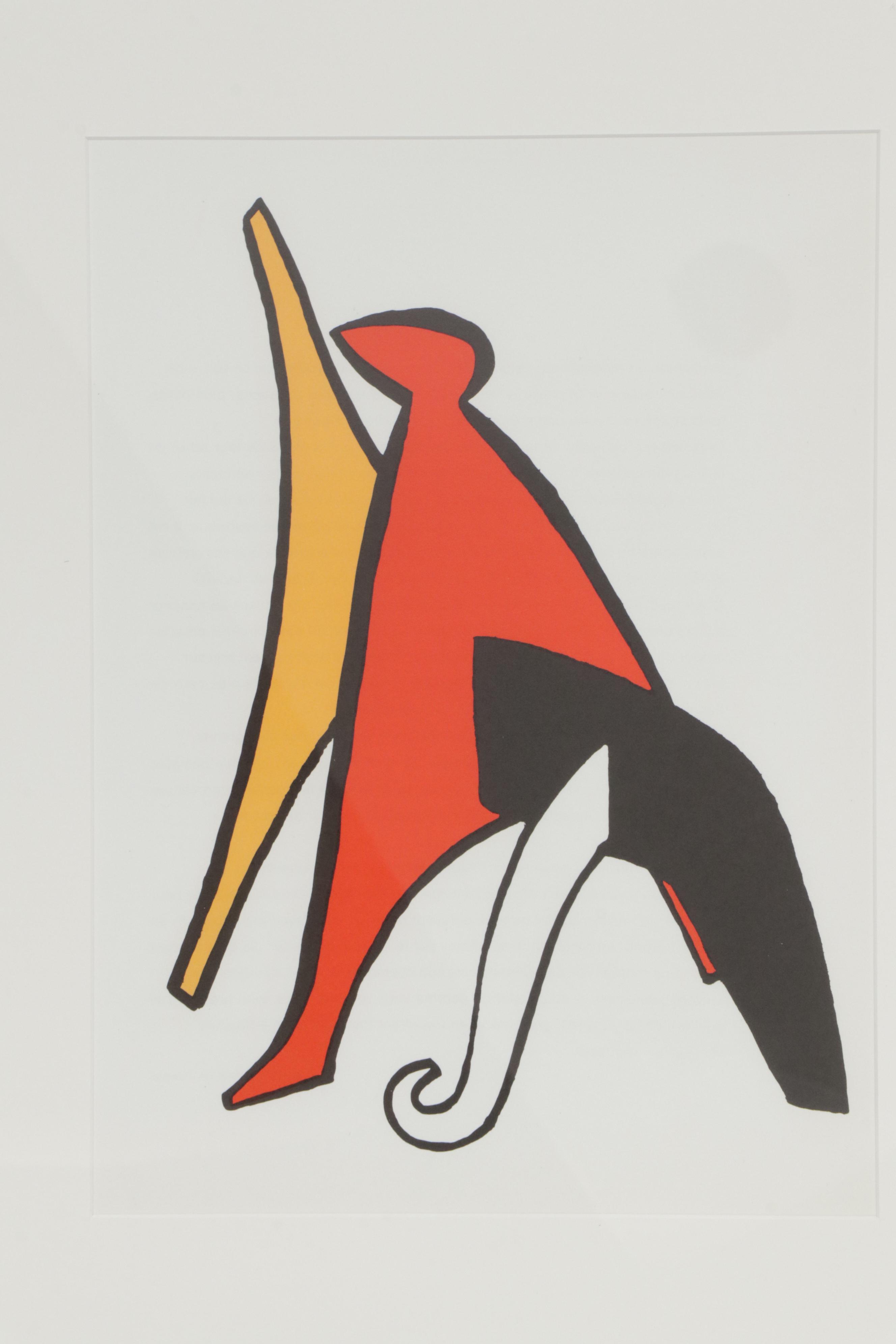 Alexander Calder Color Lithograph for "Derrière le Miroir"
