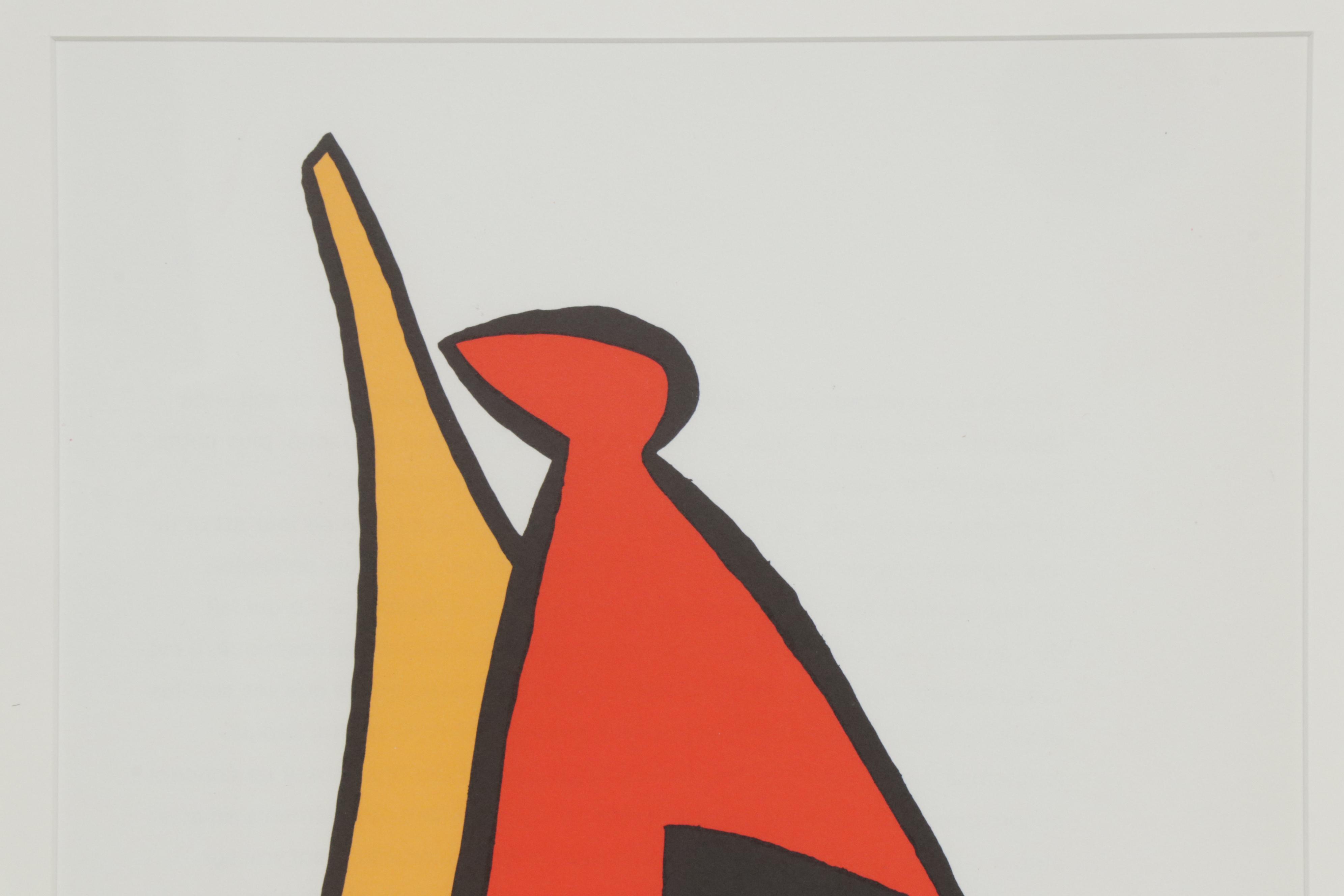 Alexander Calder Color Lithograph for "Derrière le Miroir"