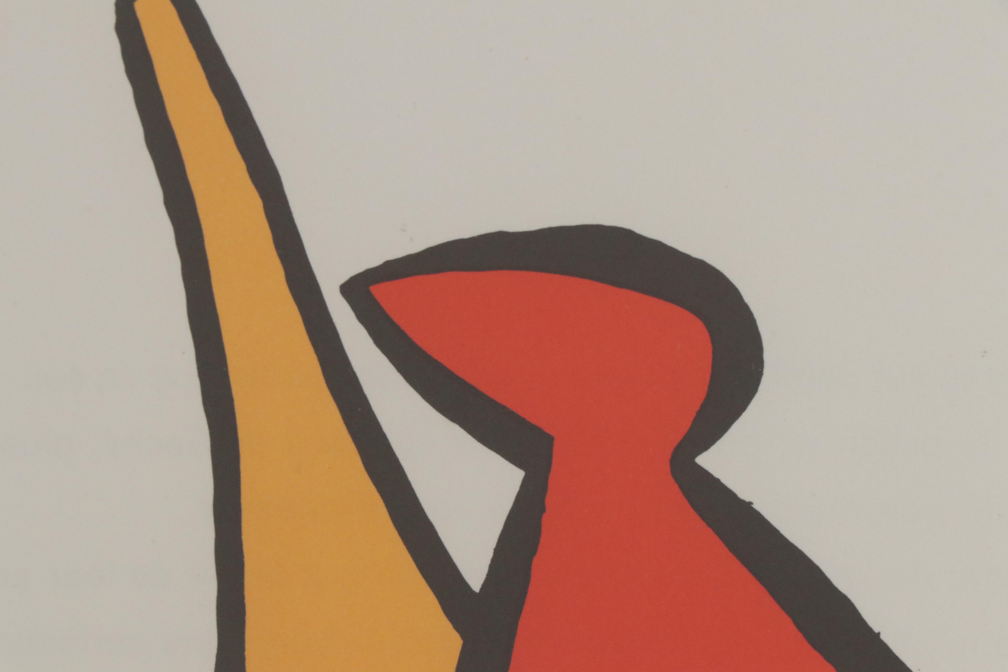 Alexander Calder Color Lithograph for "Derrière le Miroir"