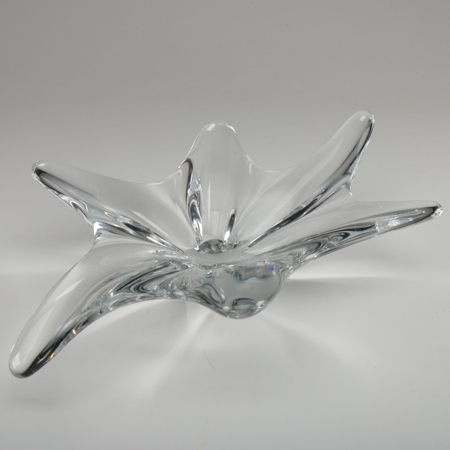 Baccarat "Stella" Crystal Centerpiece Bowl