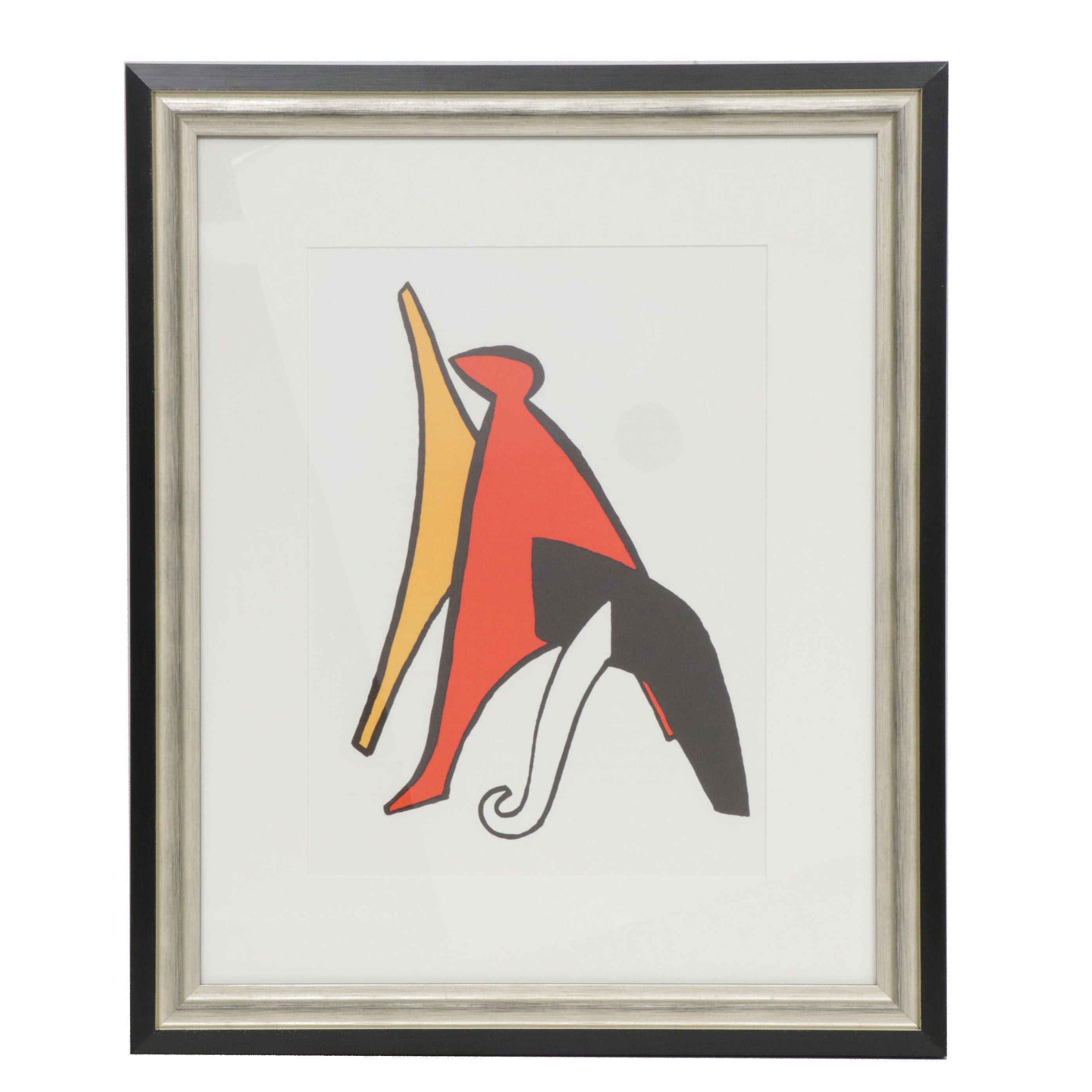 Alexander Calder Color Lithograph for "Derrière le Miroir"