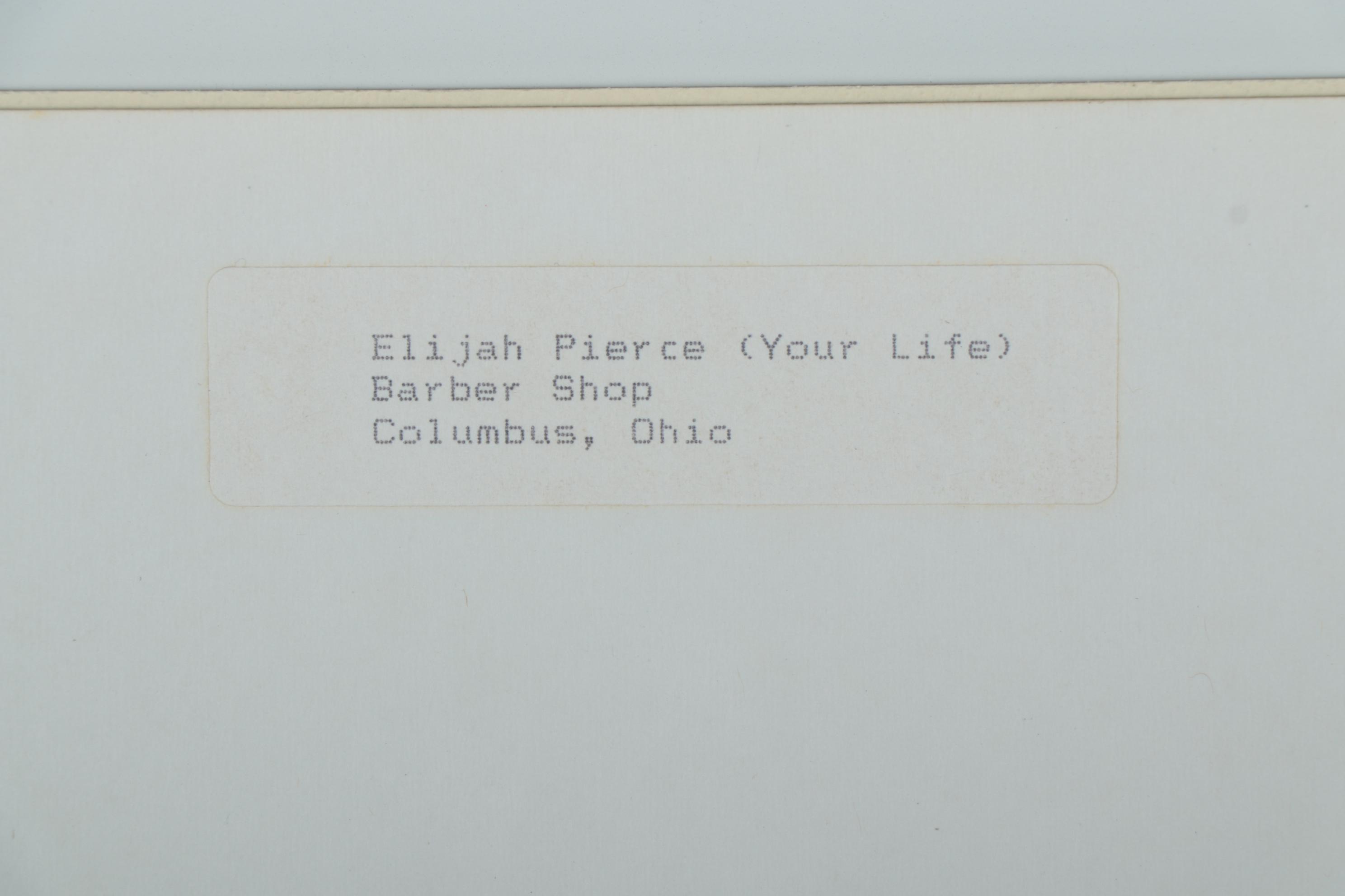 Kojo Kamau Silver Gelatin Photograph "Your Life"