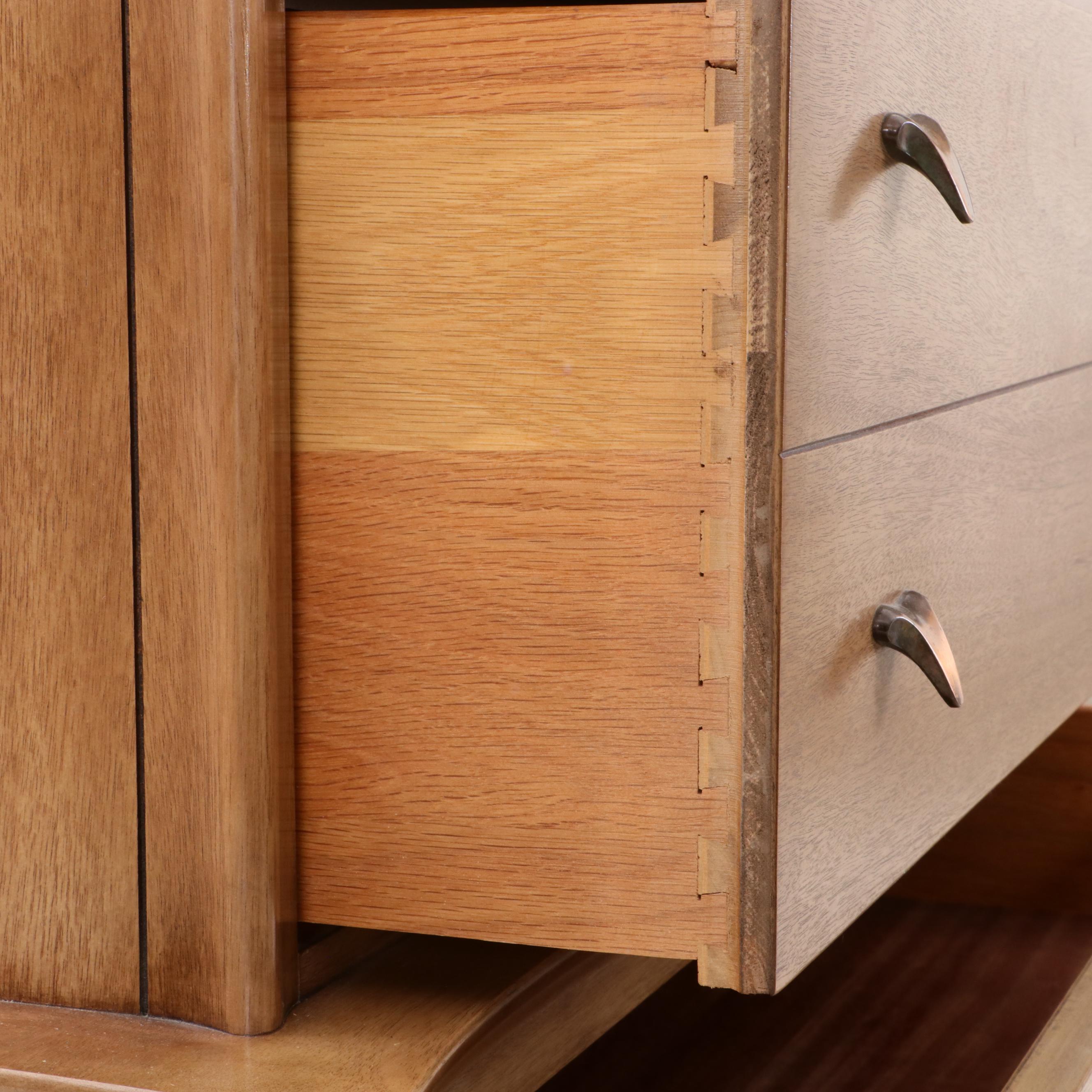 Drexel Blond Mahogany Chest, Mid-20th Century