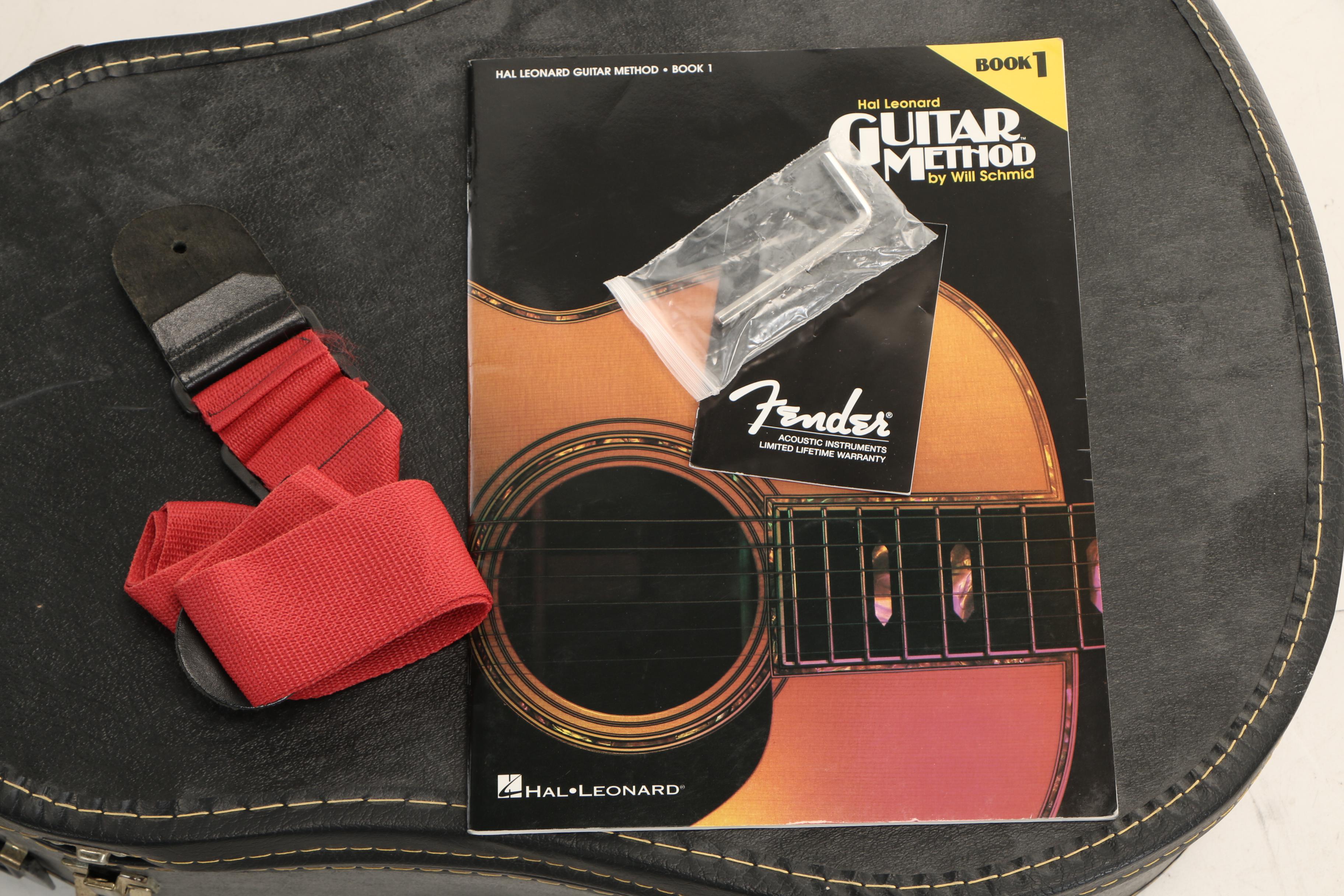 Fender DG-11 Black Dreadnought Acoustic Guitar