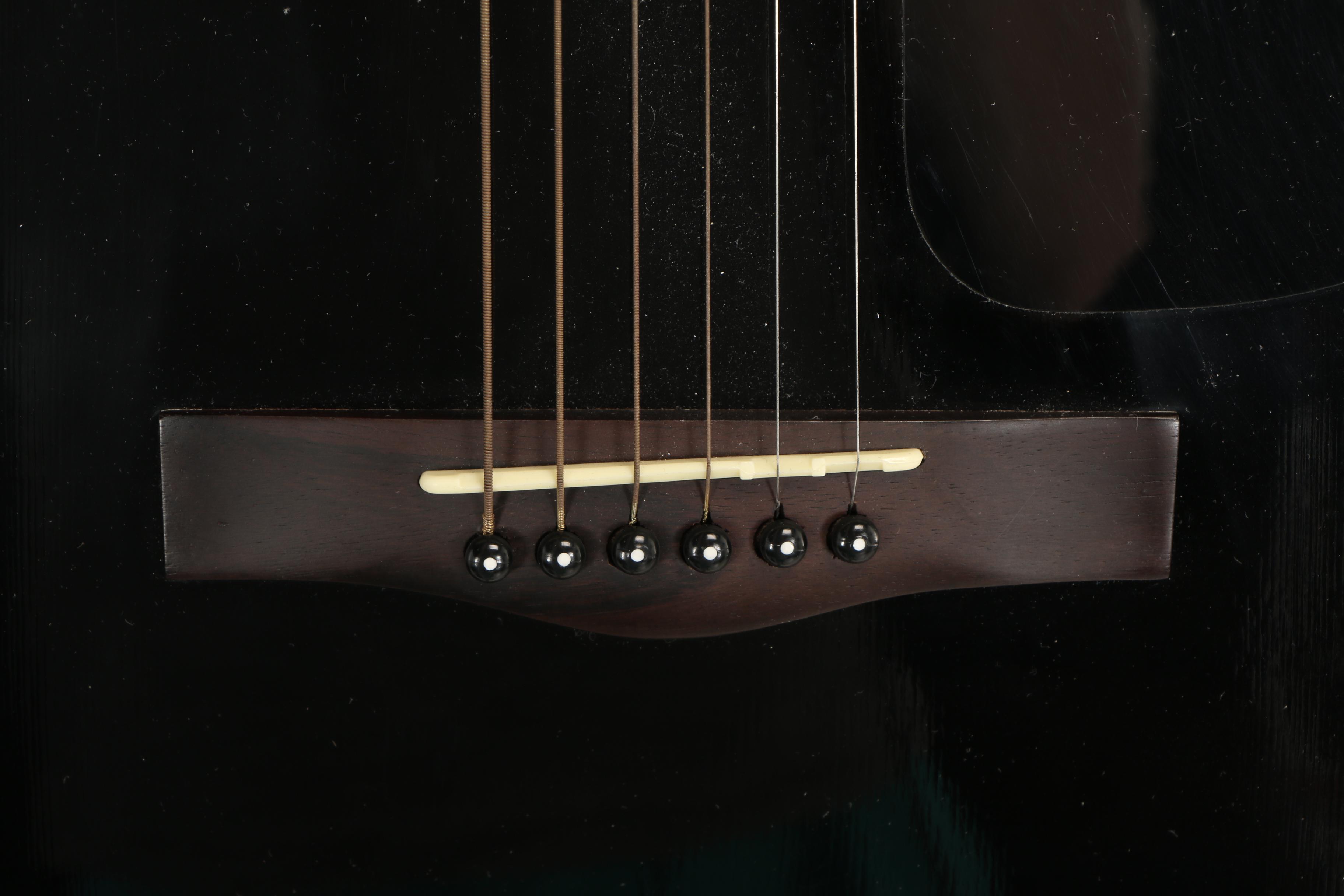 Fender DG-11 Black Dreadnought Acoustic Guitar