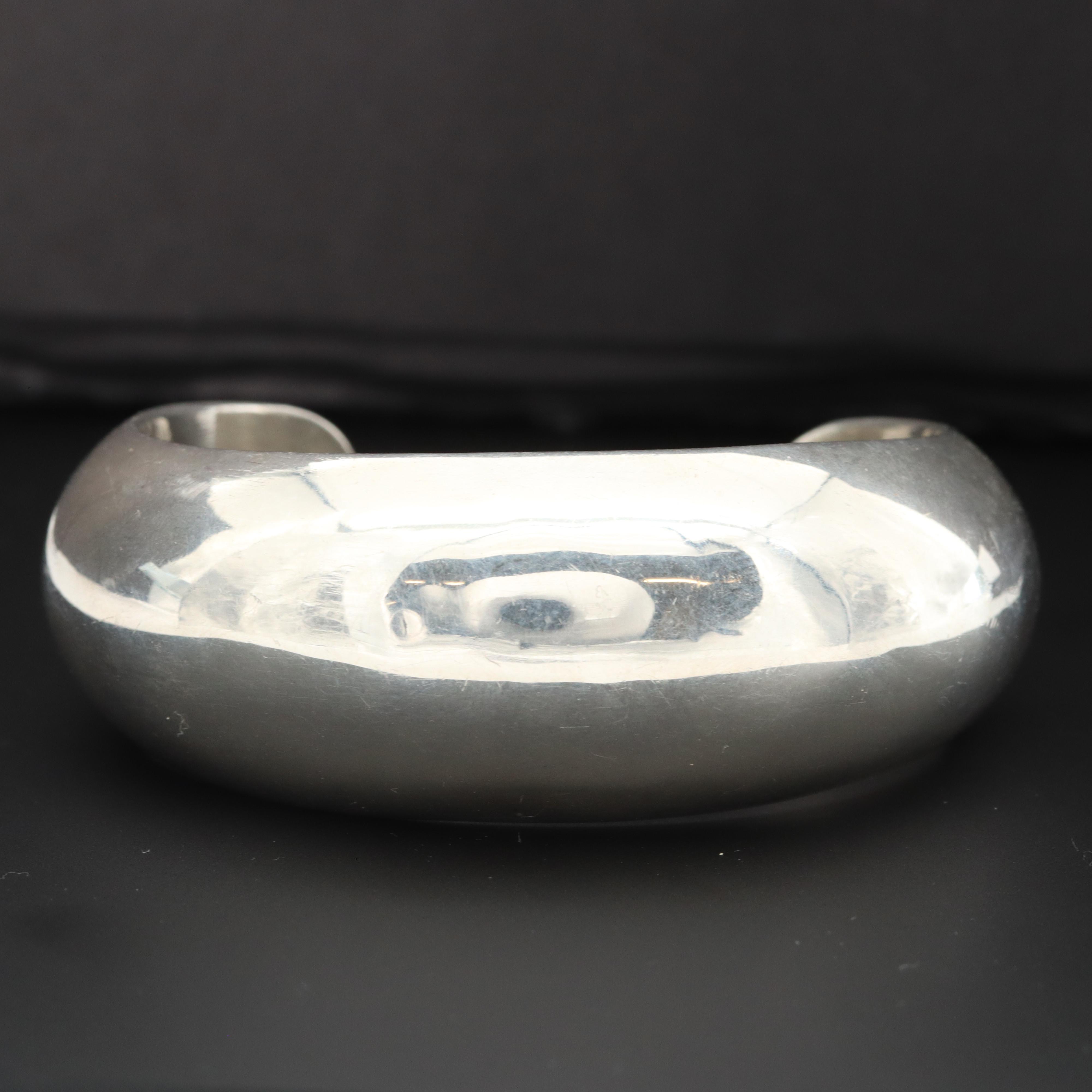 Artie Yellowhorse and Henry Chakee Navajo Diné Sterling Cuff Bracelet