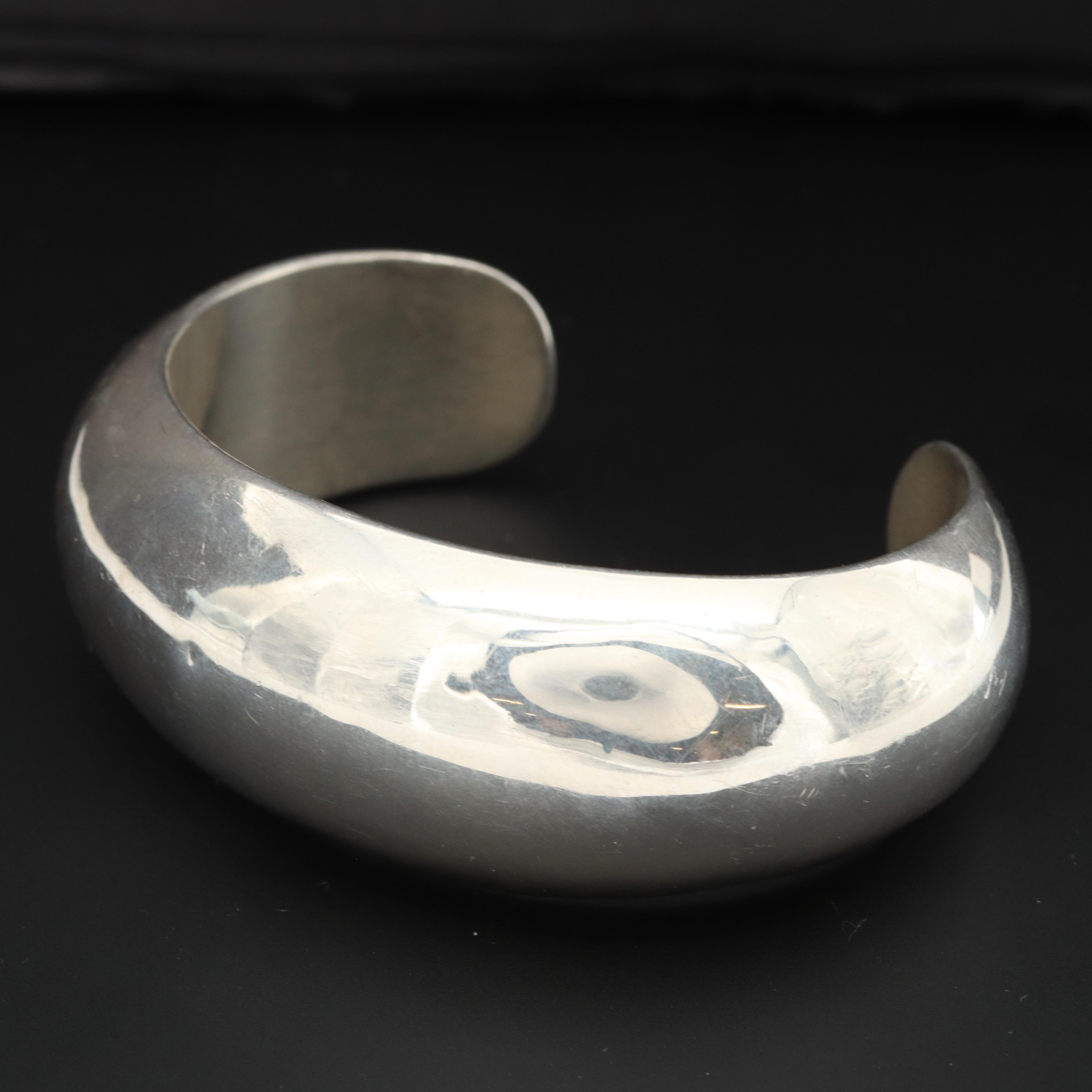 Artie Yellowhorse and Henry Chakee Navajo Diné Sterling Cuff Bracelet