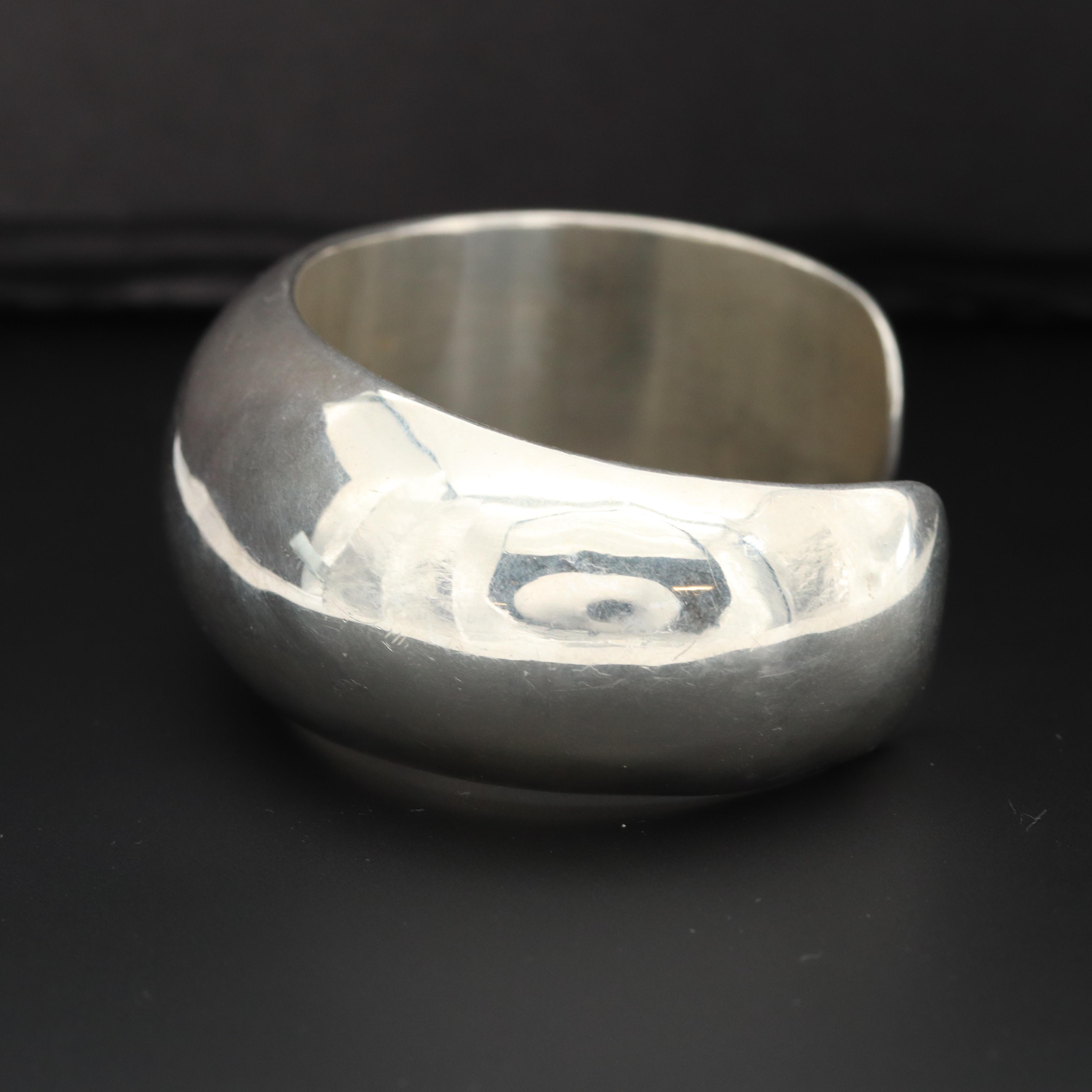 Artie Yellowhorse and Henry Chakee Navajo Diné Sterling Cuff Bracelet