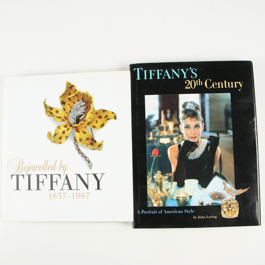 "Tiffany's 20th Century" and "Bejewelled by Tiffany 1837-1987" Jewelry Books