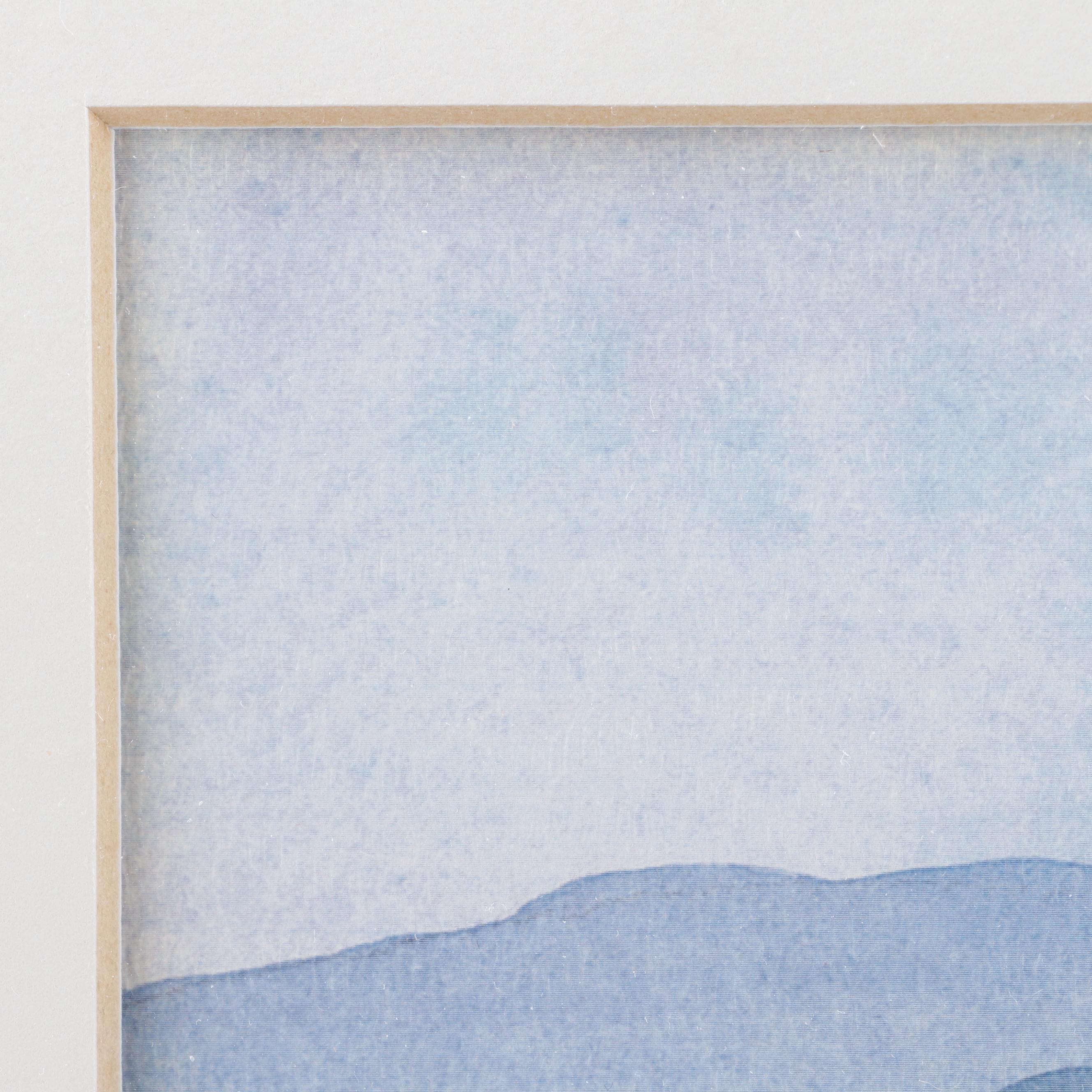 M. Castellani Watercolor Painting of Architectural Landscape