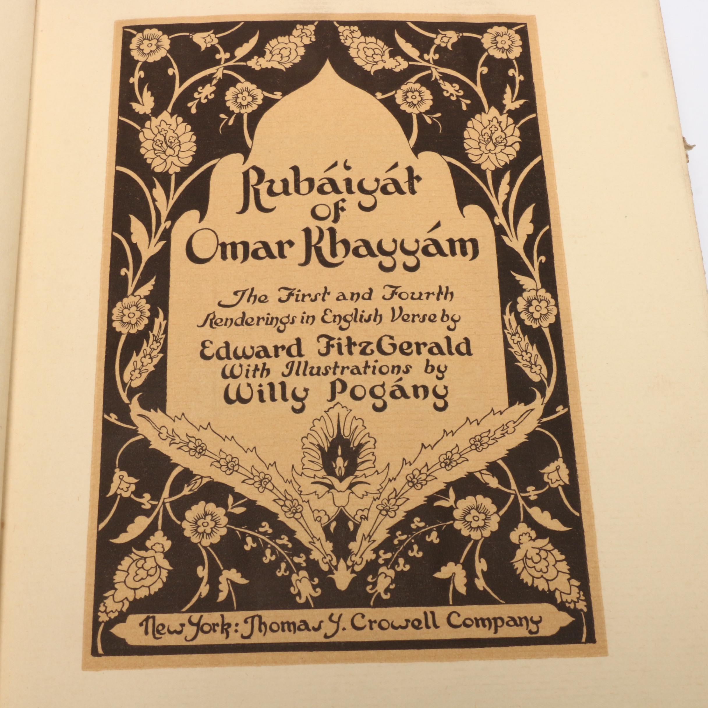 Classical Literature with Willy Pogány Illustrated "Rubáiyát of Omar Khayyám"