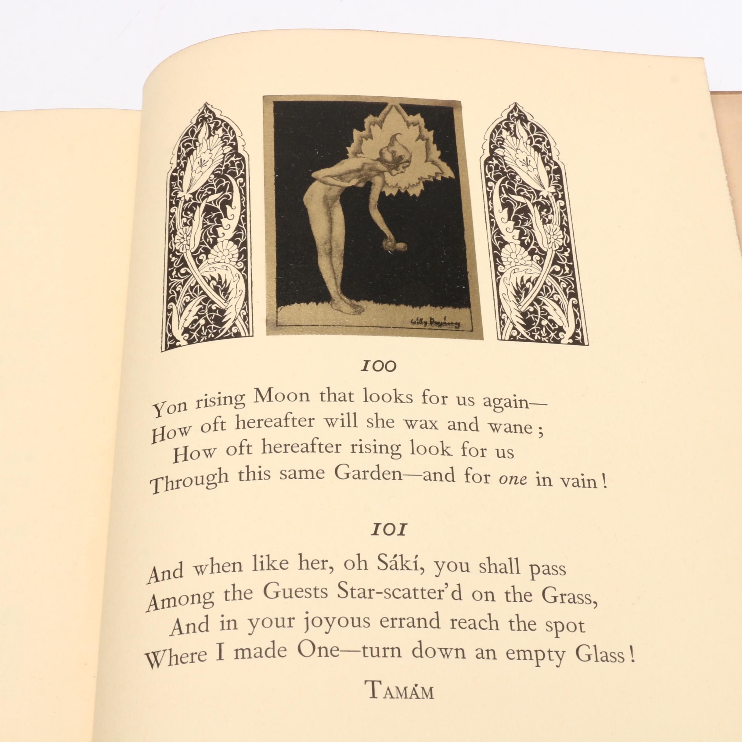 Classical Literature with Willy Pogány Illustrated "Rubáiyát of Omar Khayyám"