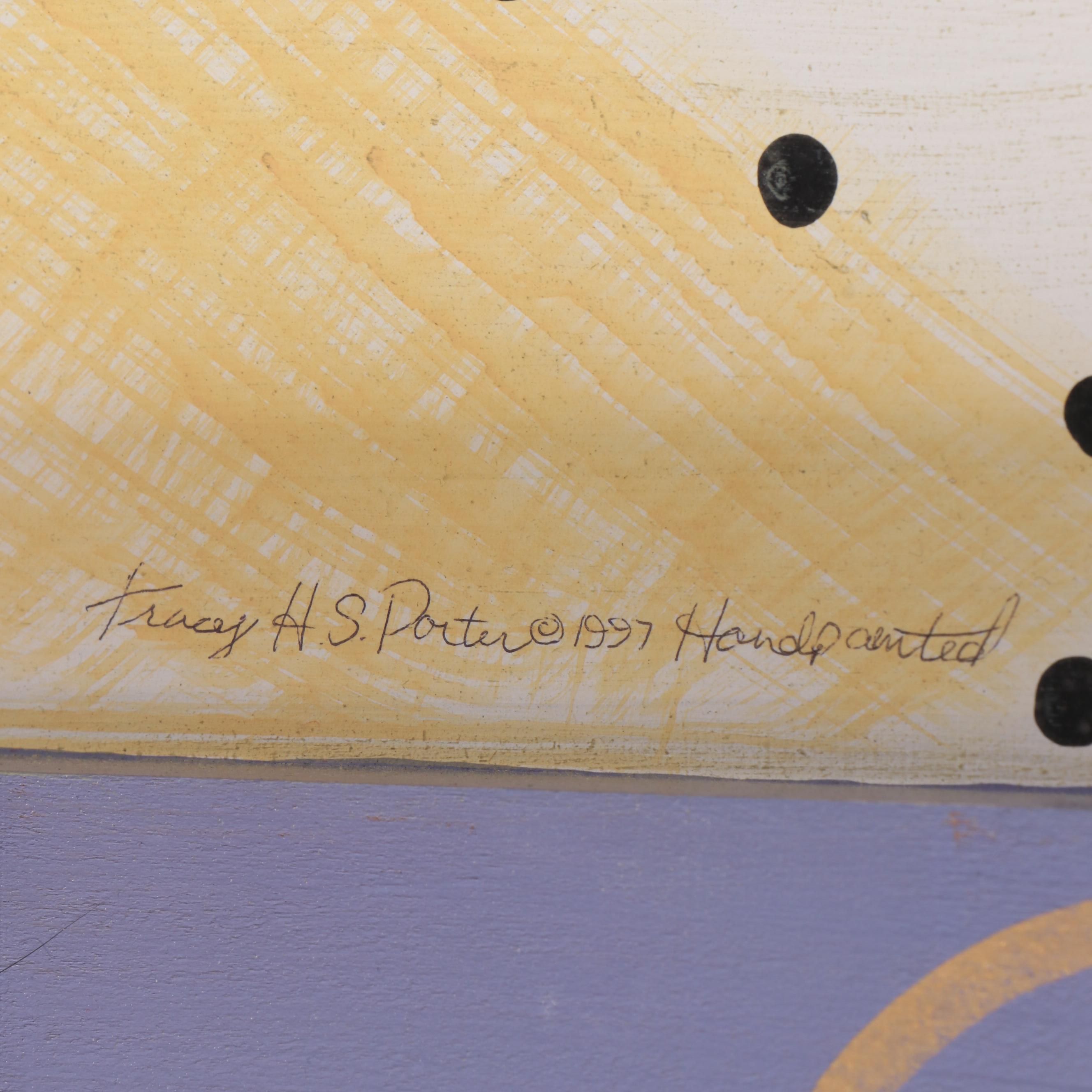 Stonehouse Farm Goods Hand-Painted Wood King Sized Bed Frame