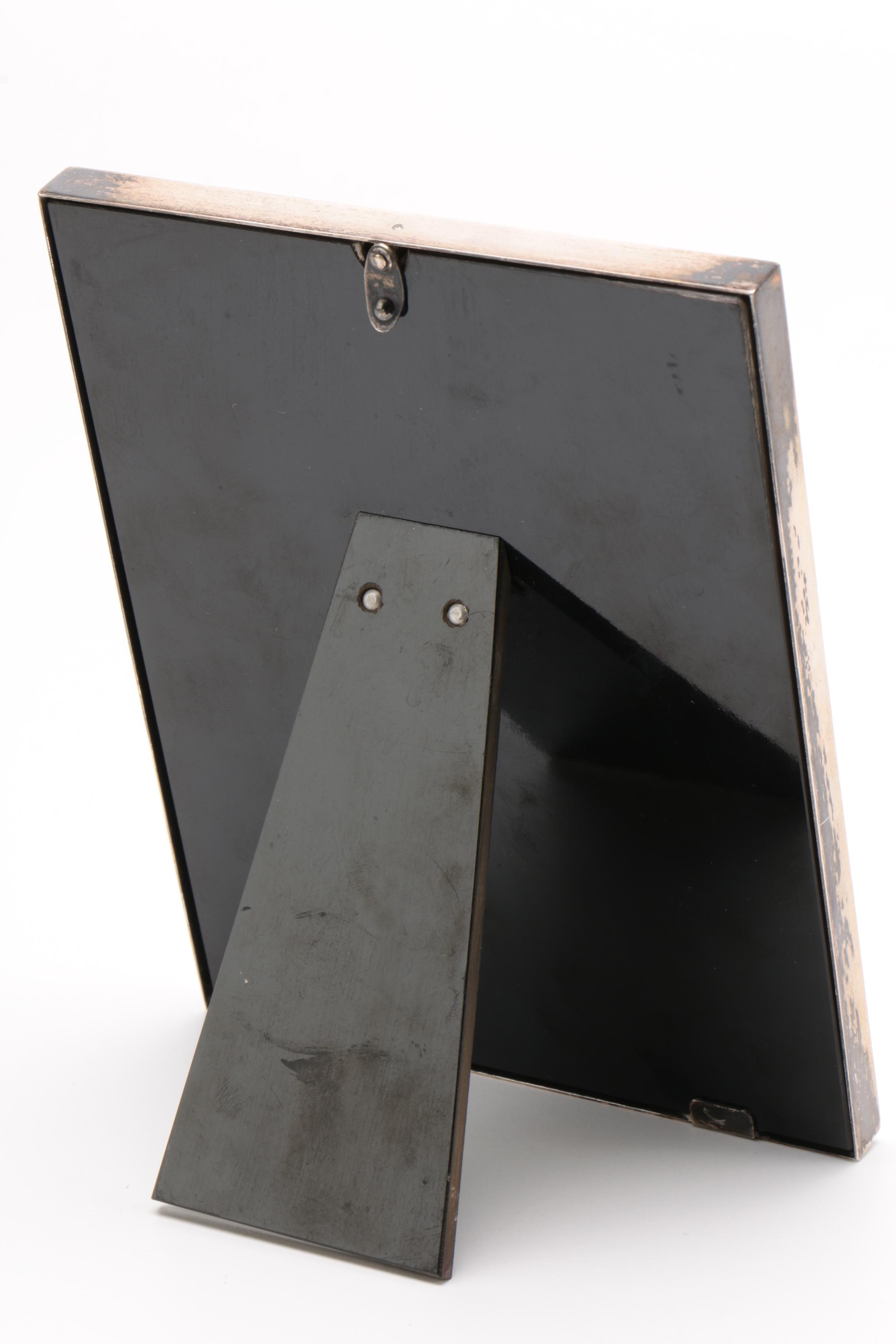 The Thome Co. Enameled Sterling Personalized Infant Photo Frame, 1964