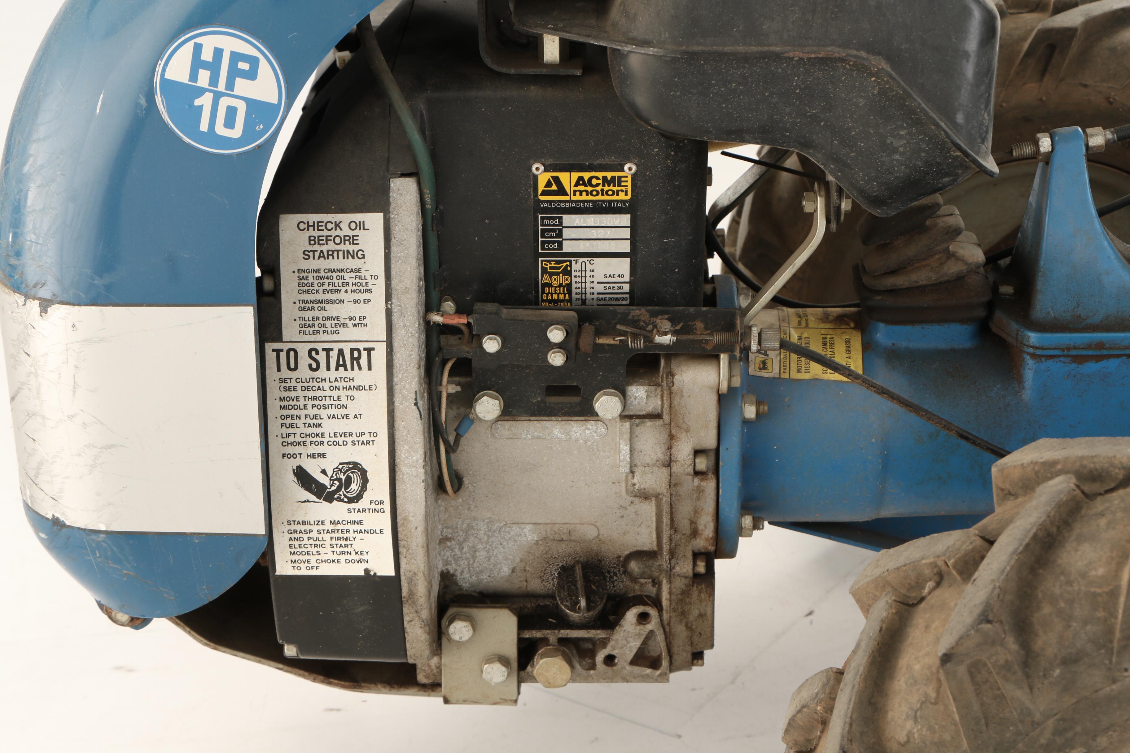 Italian BCS 715 Two-Wheeled Tractor/Tiller