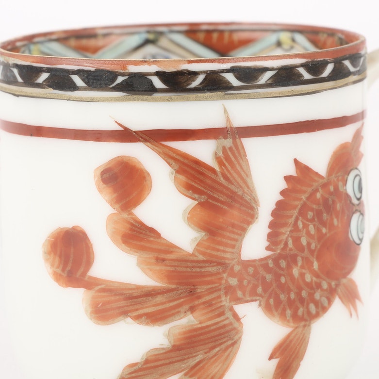 Chinese Porcelain Set of Dishes, Hand Painted