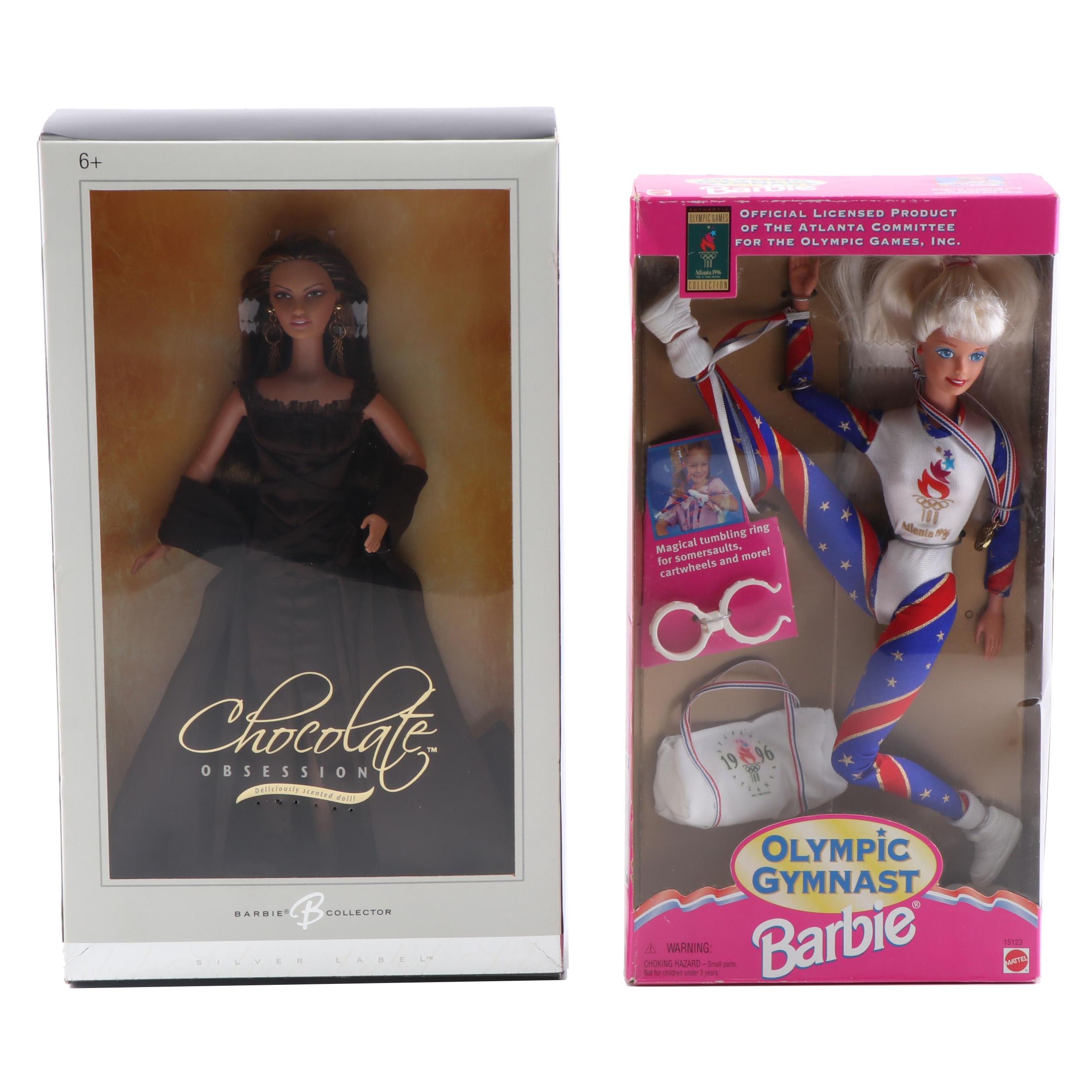 Olympic Gymnast Barbie and Chocolate Obsession Barbie