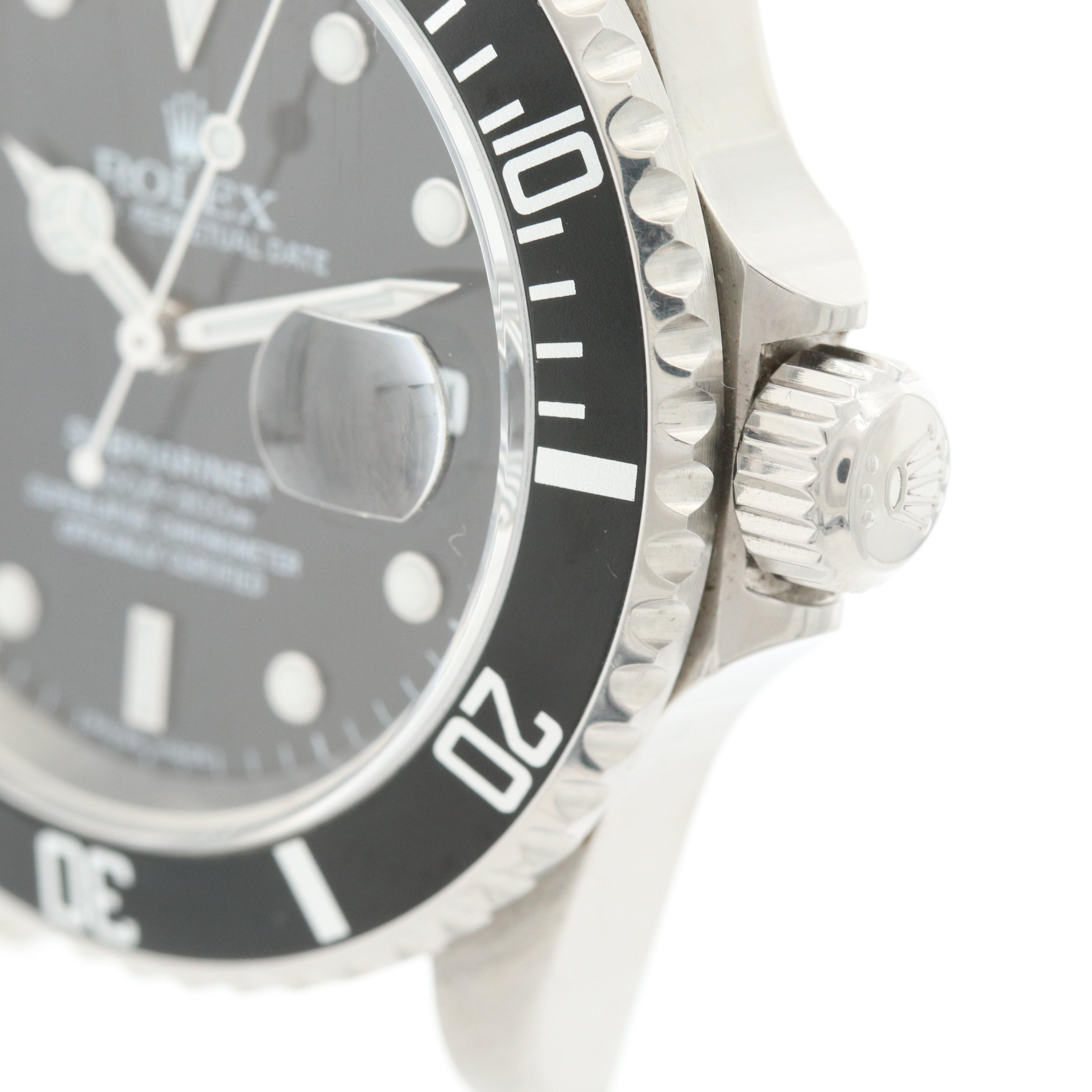 Rolex Submariner 16610T Stainless Steel Automatic Watch, 2007