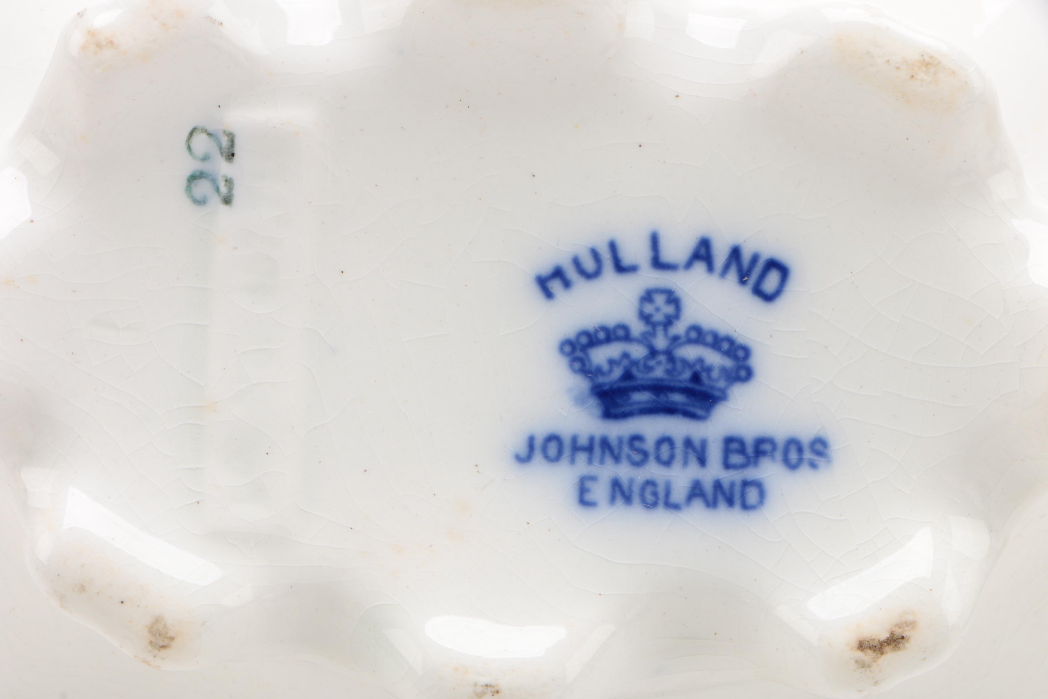Johnson Brothers "Holland" Flow Blue Porcelain Dinnerware and More