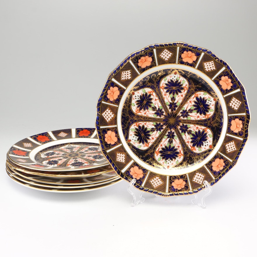 Royal Crown Derby "Old Imari" Dinner Plates