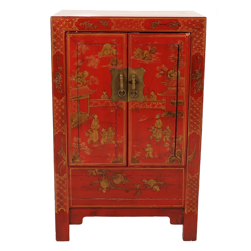 Chinese Lacquered Chest