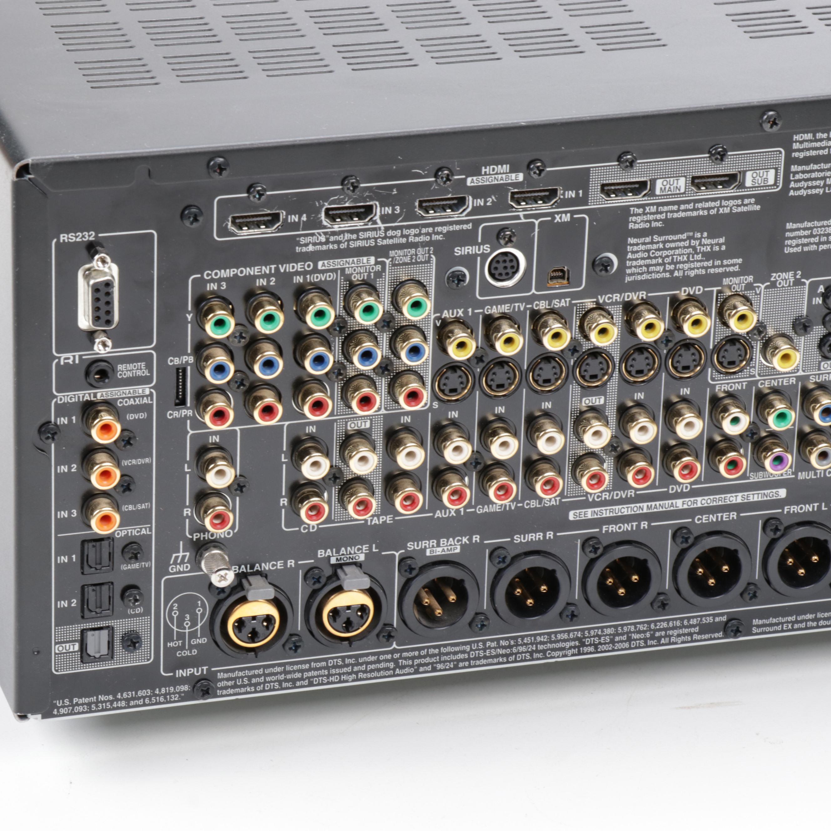 Onkyo THX Ultra Surround EX Receiver