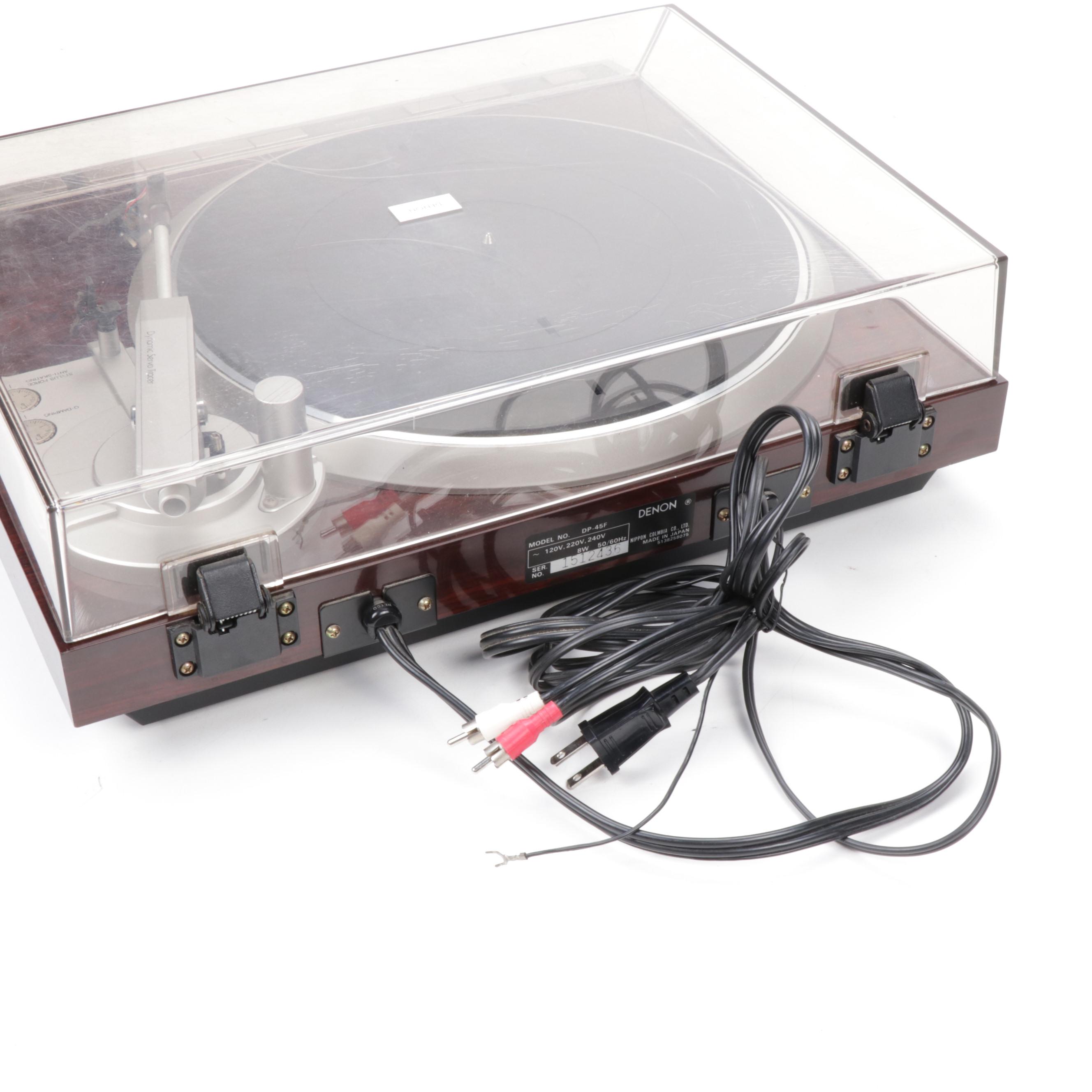 Denon 45-F Turntable